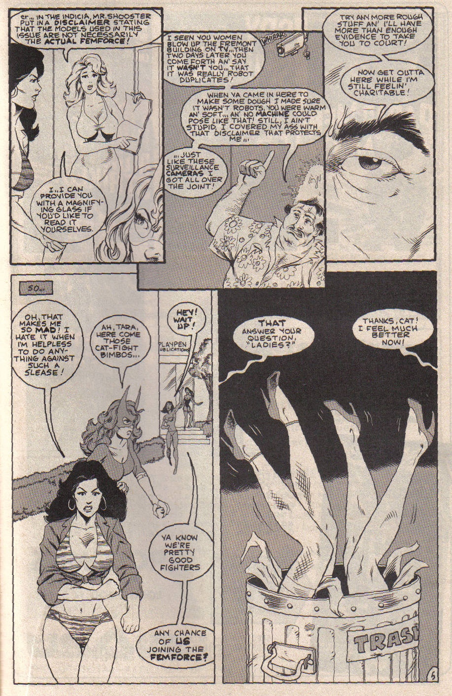 Read online Femforce comic -  Issue #18 - 17