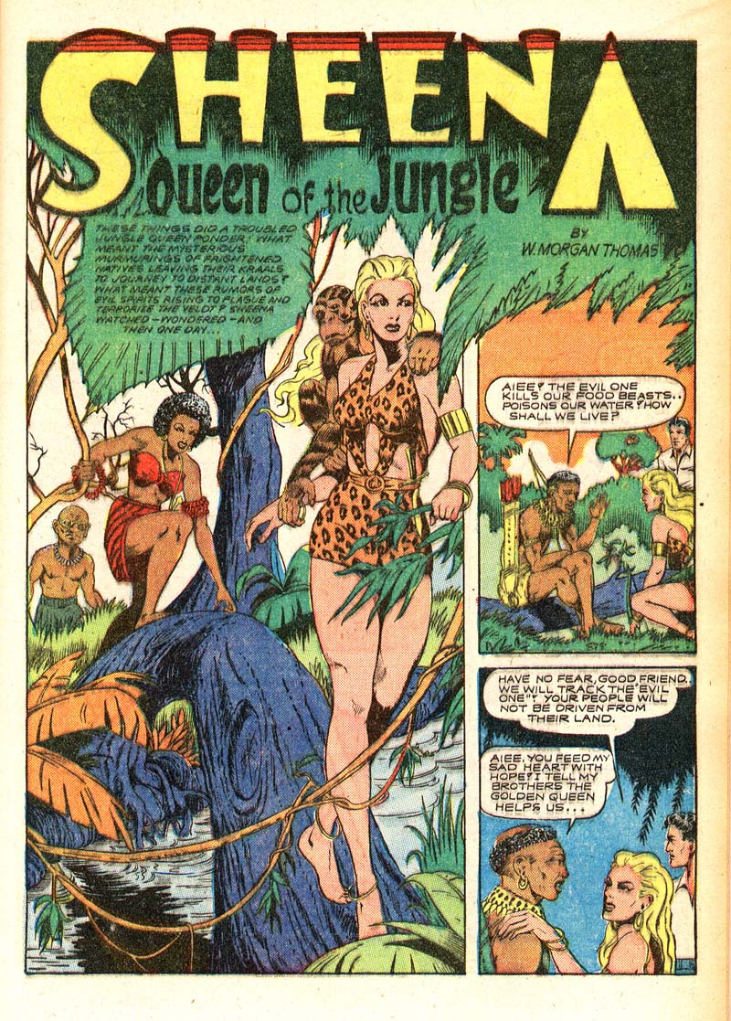 Read online Sheena, Queen of the Jungle (1942) comic -  Issue #4 - 13