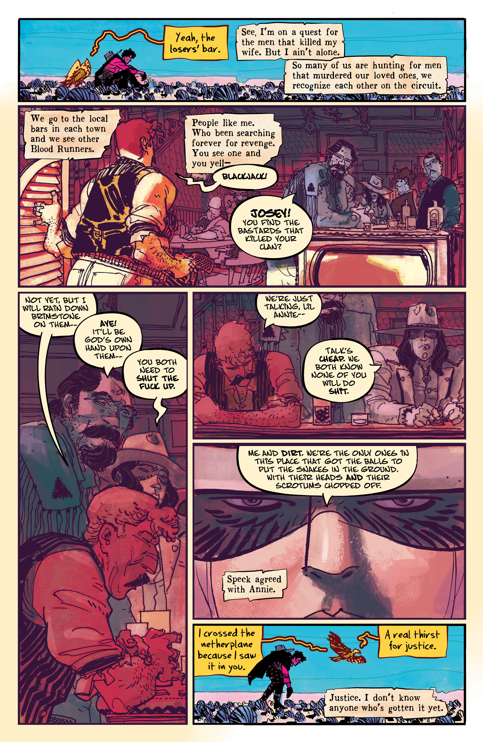 Read online Above Snakes comic -  Issue #1 - 8
