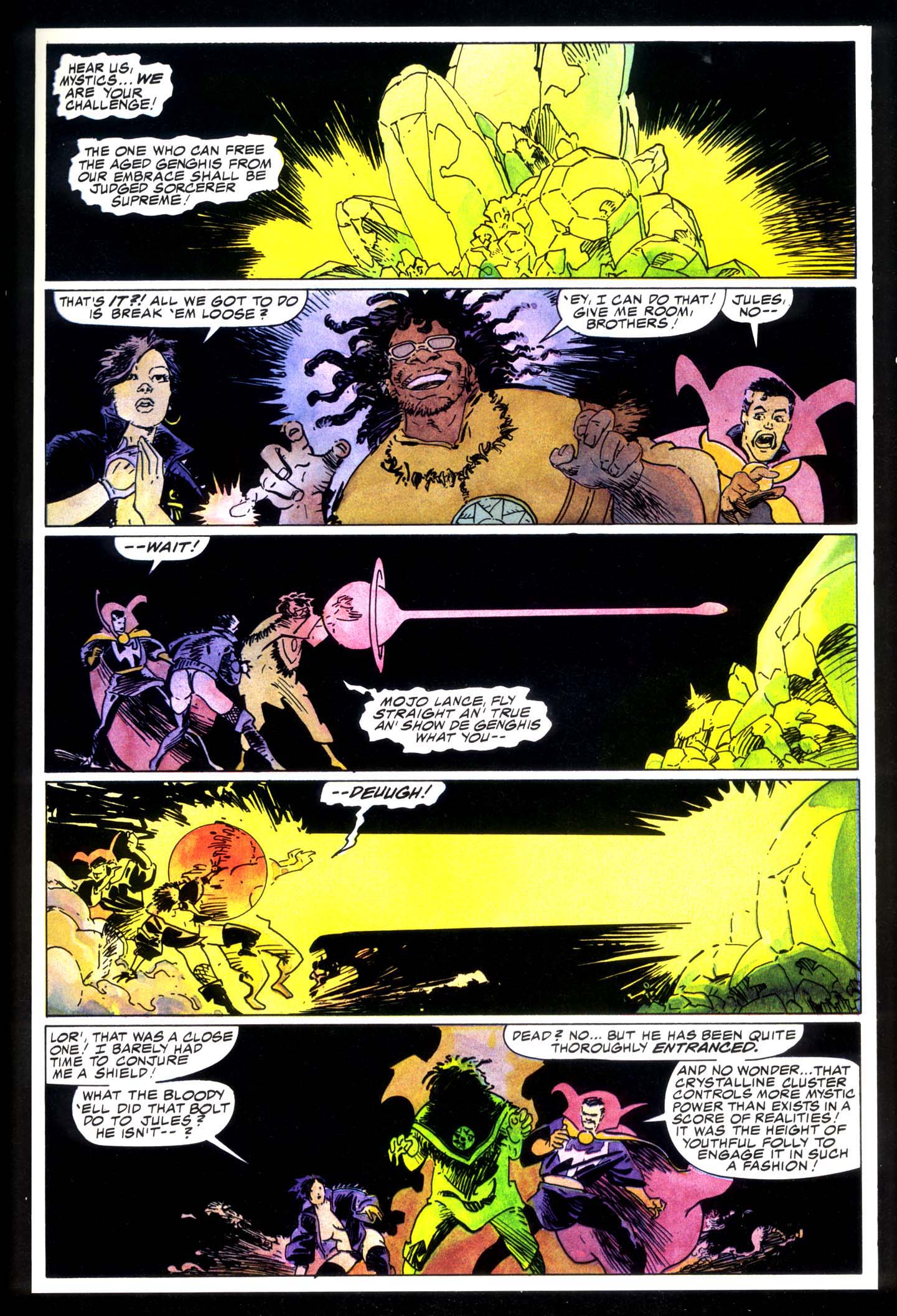 Read online Marvel Graphic Novel comic -  Issue #49 - Doctor Strange & Doctor Doom - Triumph & Torment - 20