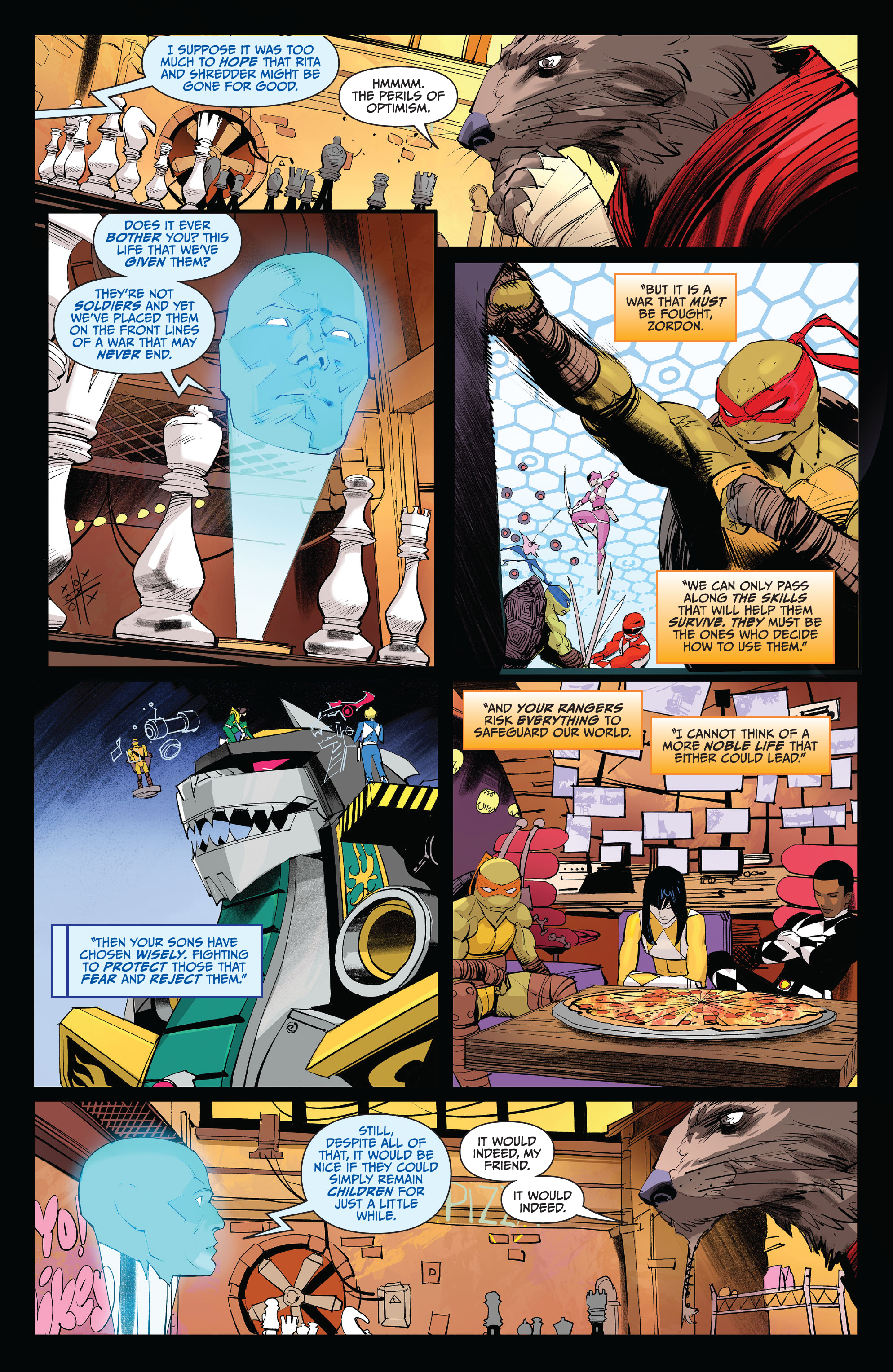 Read online Mighty Morphin Power Rangers/ Teenage Mutant Ninja Turtles II comic -  Issue #2 - 10