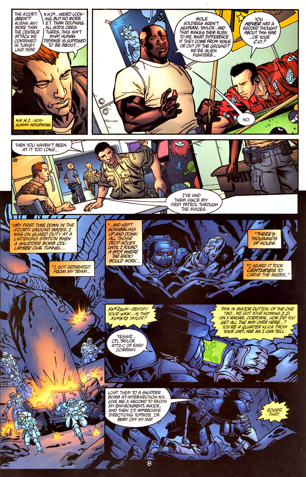 Read online Human Defense Corps comic -  Issue #3 - 9