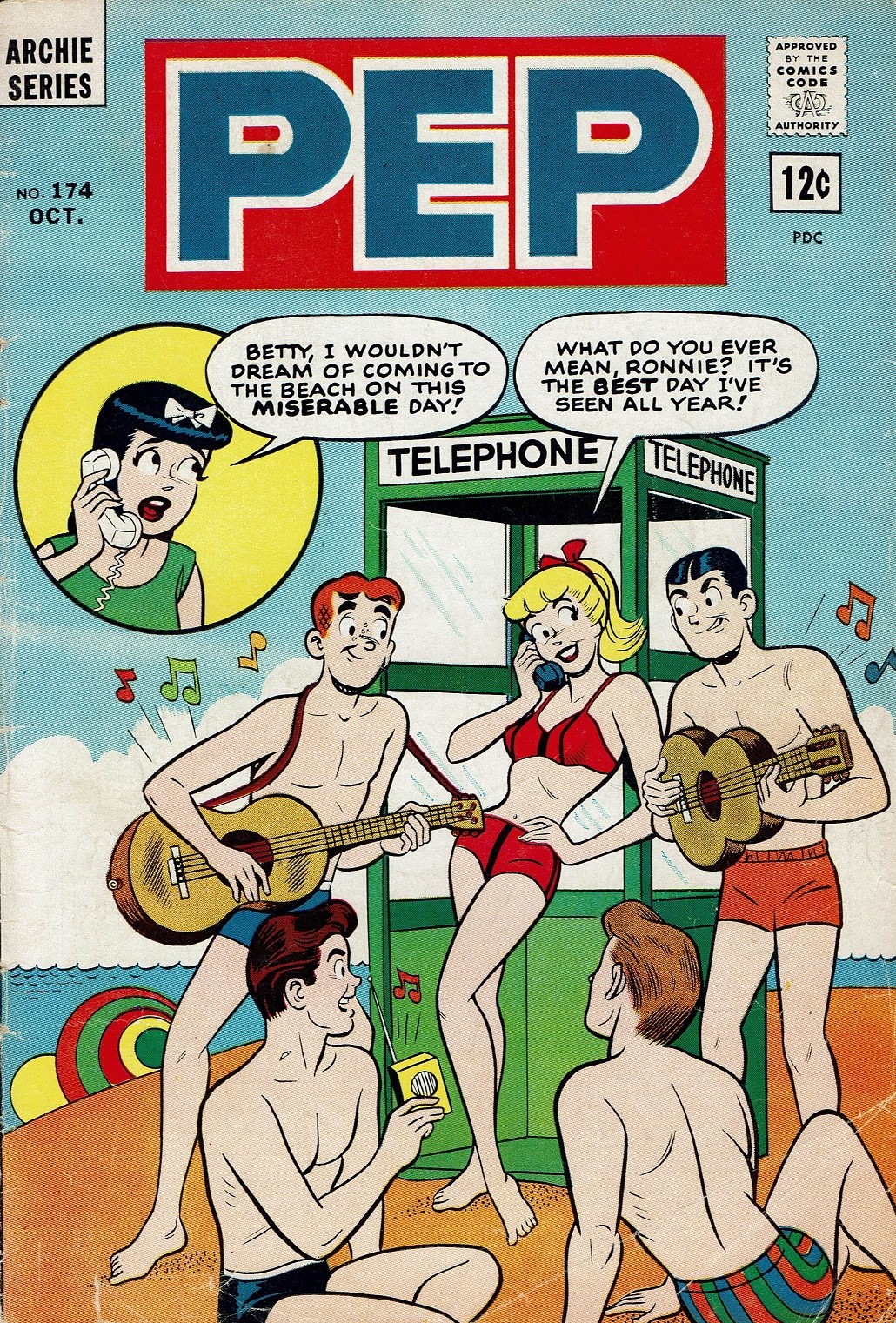 Read online Pep Comics comic -  Issue #174 - 1