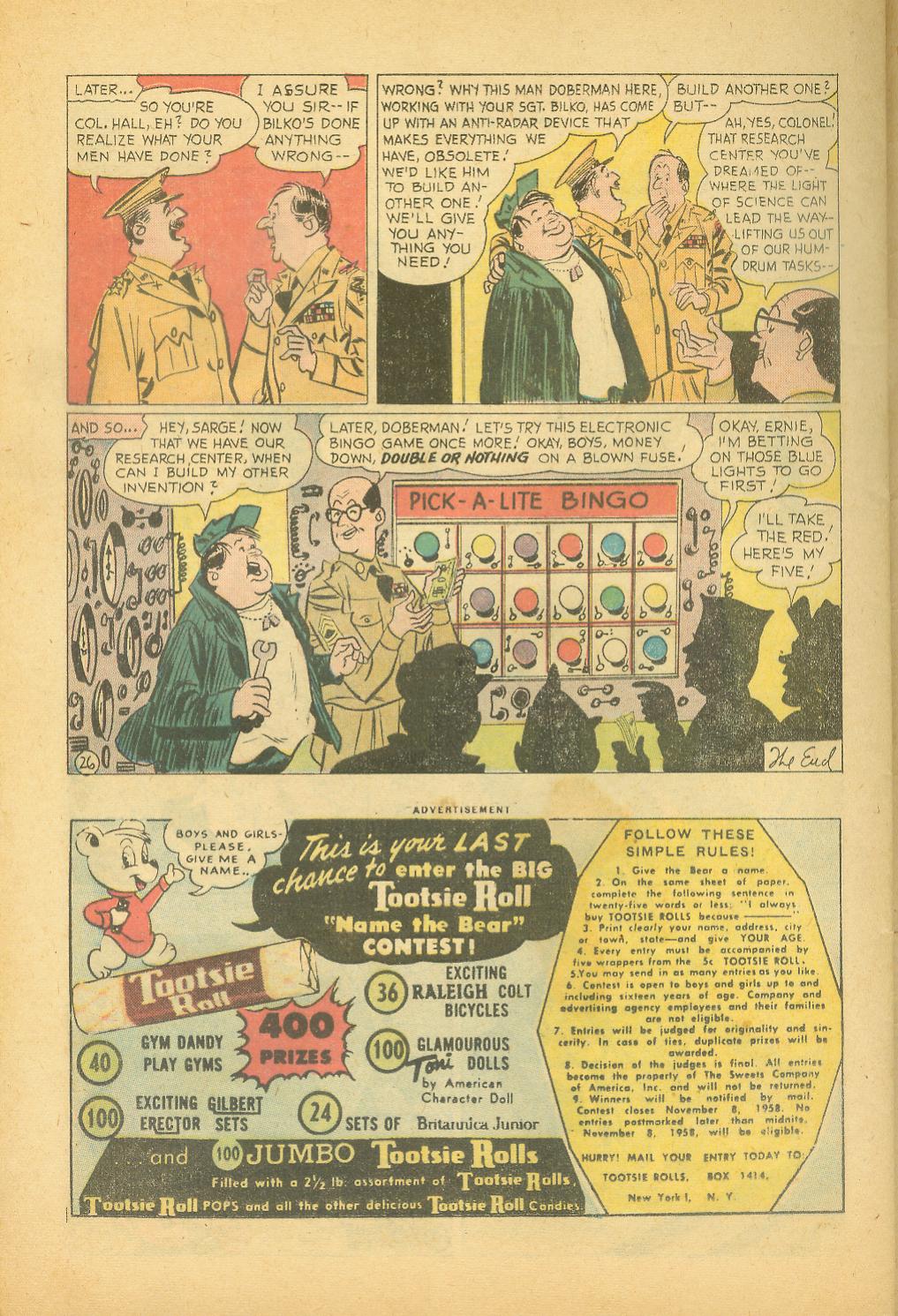 Read online Sgt. Bilko's Pvt. Doberman comic -  Issue #4 - 32
