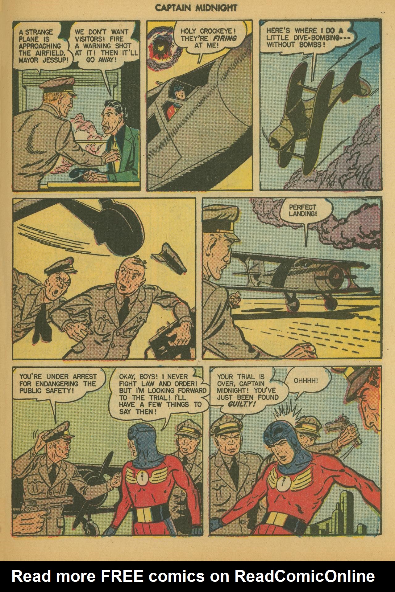 Read online Captain Midnight (1942) comic -  Issue #46 - 45