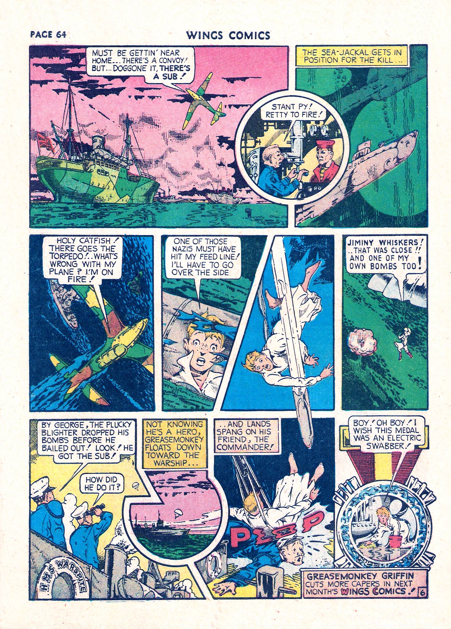 Read online Wings Comics comic -  Issue #9 - 66
