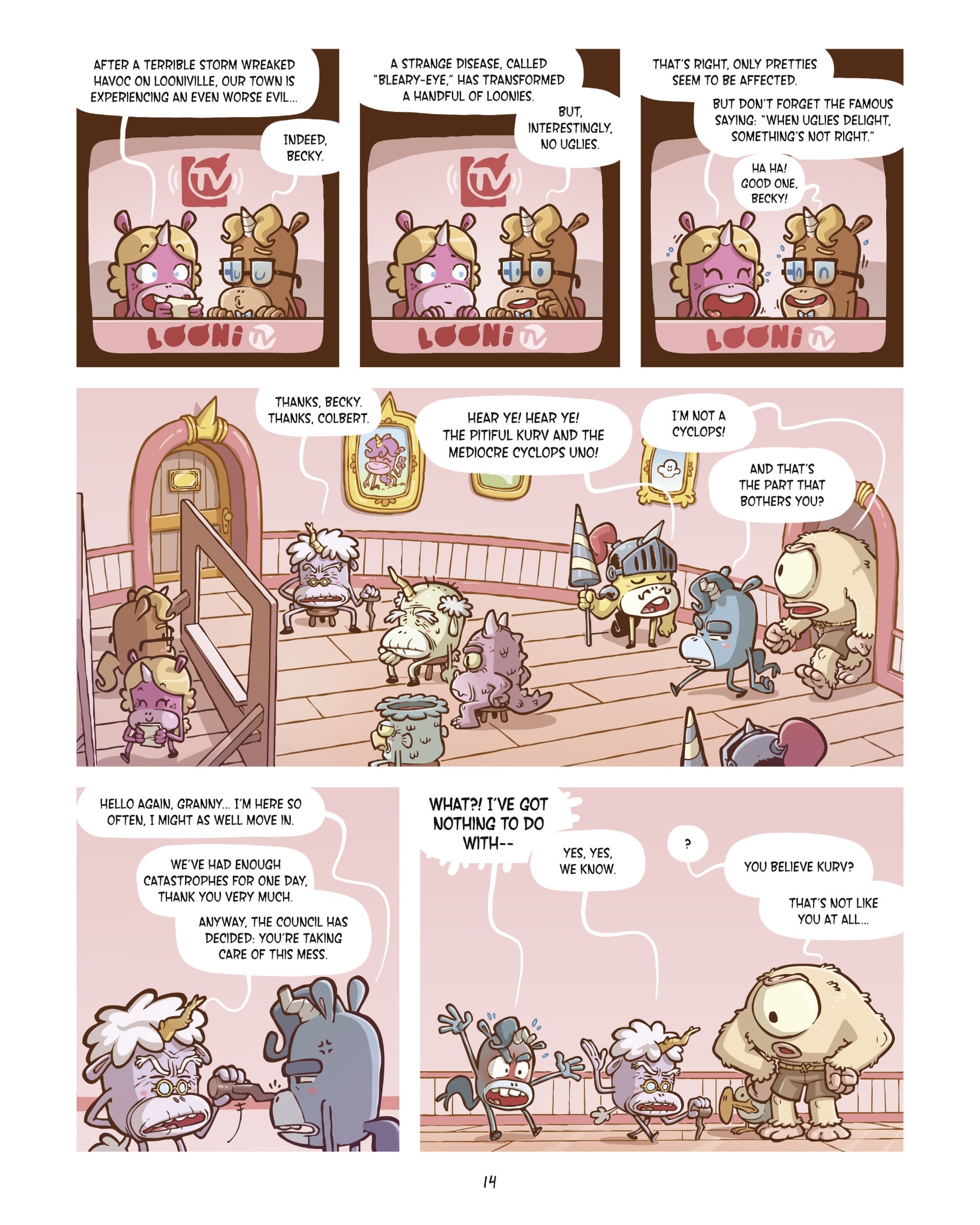 Read online Loonicorns comic -  Issue #1 - 14