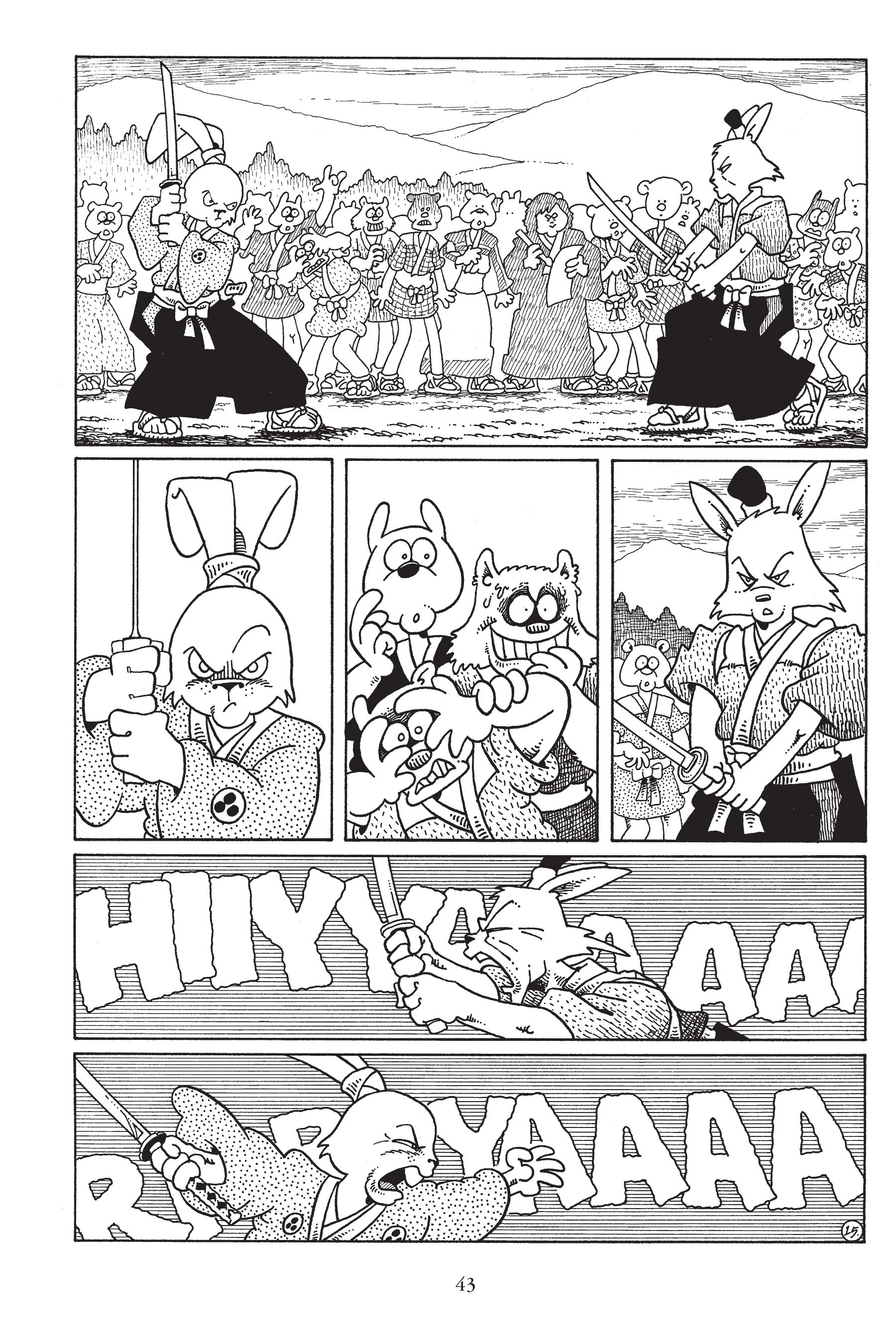 Read online Usagi Yojimbo (1987) comic -  Issue # _TPB 6 - 45