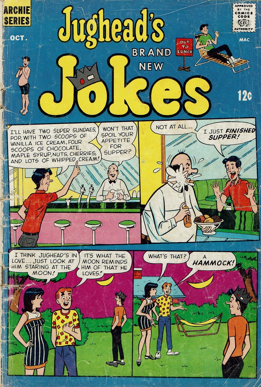 Read online Jughead's Jokes comic -  Issue #2 - 1