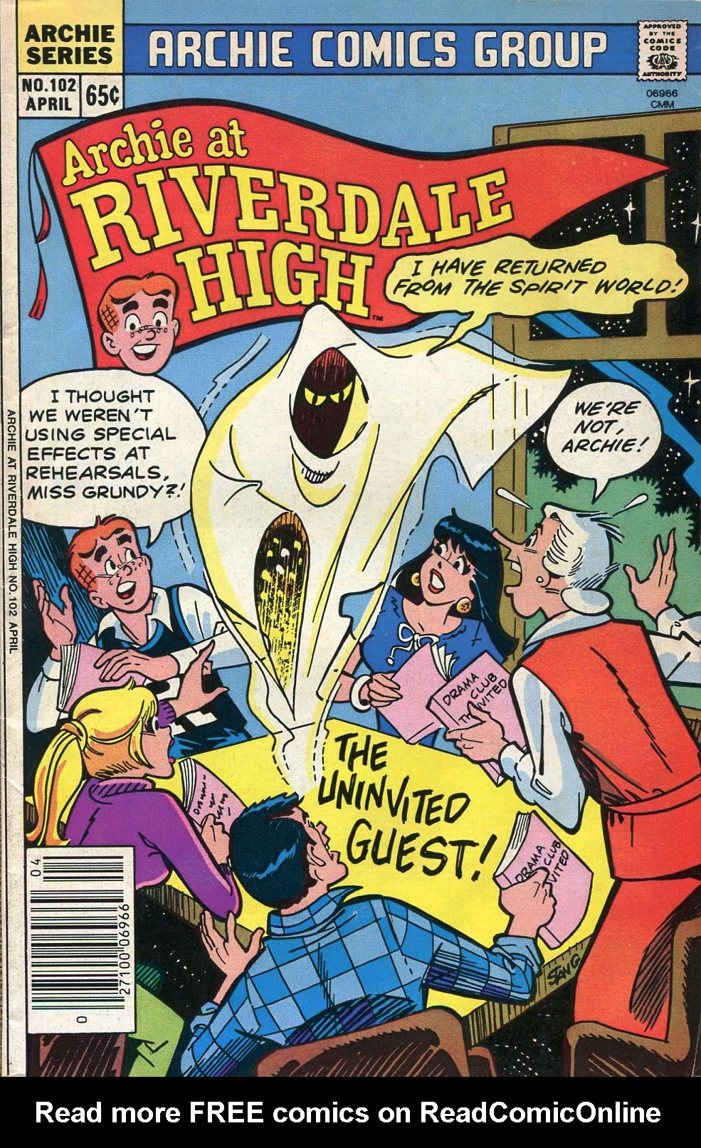 Read online Archie at Riverdale High (1972) comic -  Issue #102 - 1