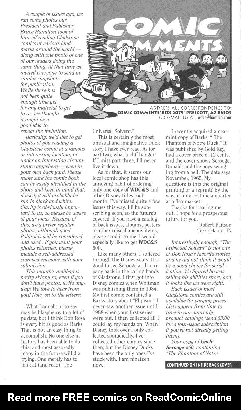 Read online Walt Disney's Comics and Stories comic -  Issue #611 - 2