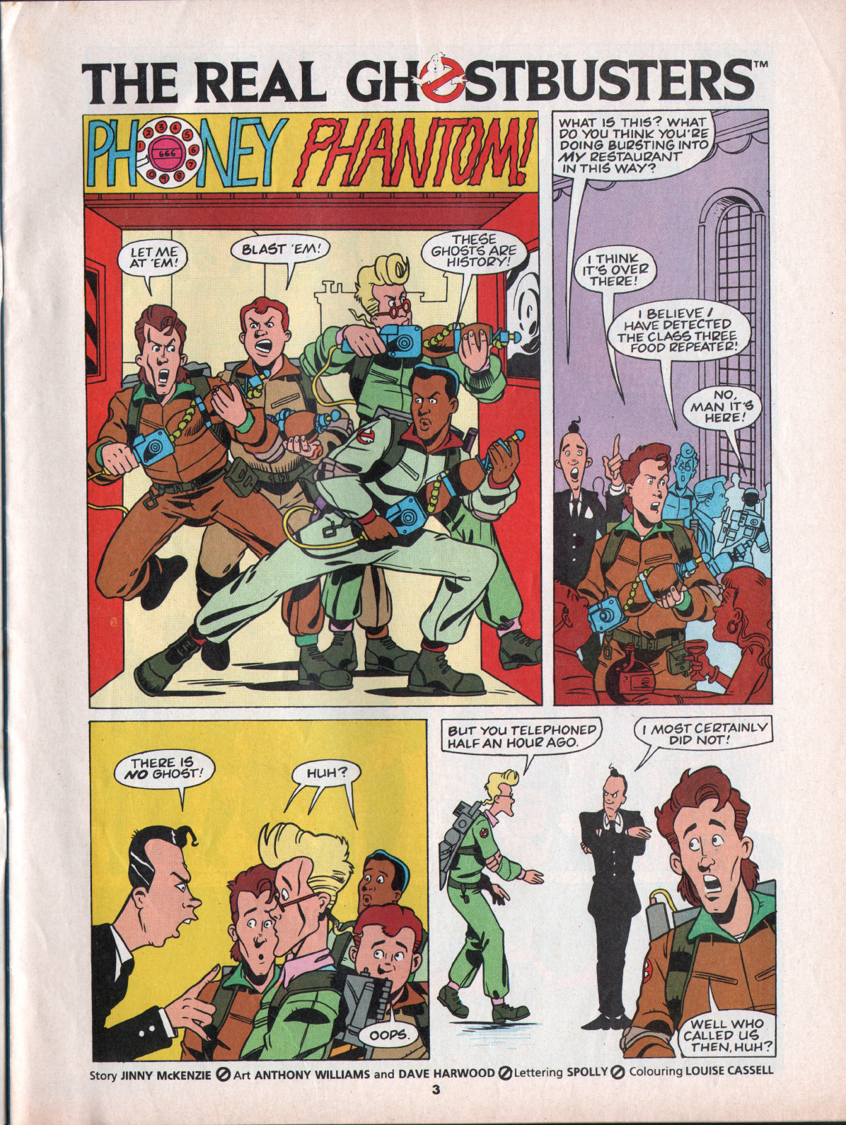 Read online The Real Ghostbusters comic -  Issue #87 - 3