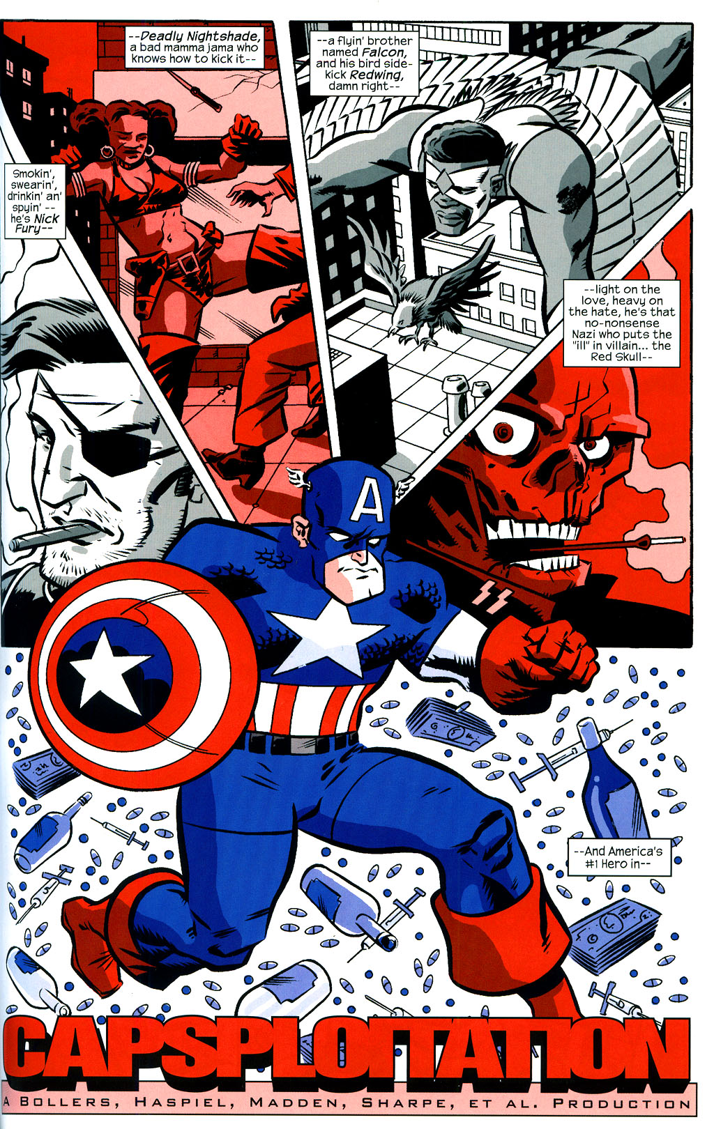 Read online Captain America: Red, White & Blue comic -  Issue # TPB - 71