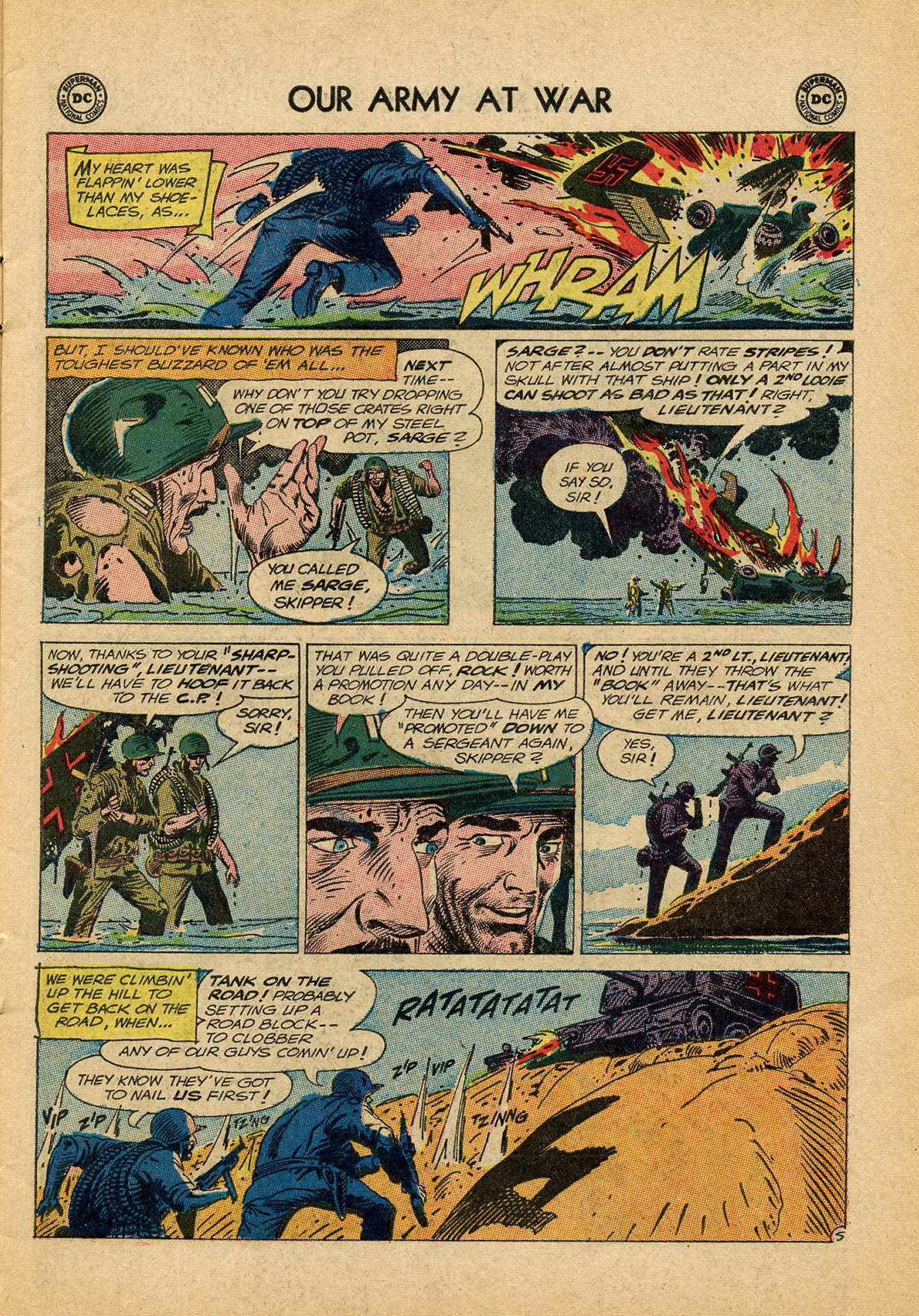Read online Our Army at War (1952) comic -  Issue #140 - 7