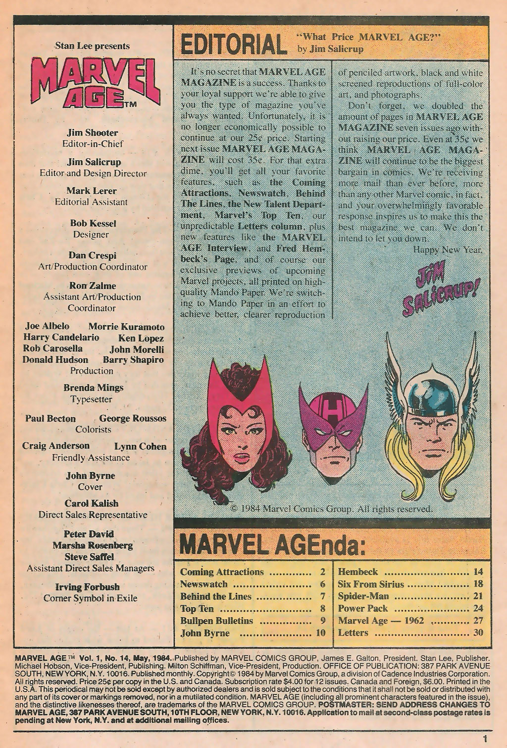 Read online Marvel Age comic -  Issue #14 - 3