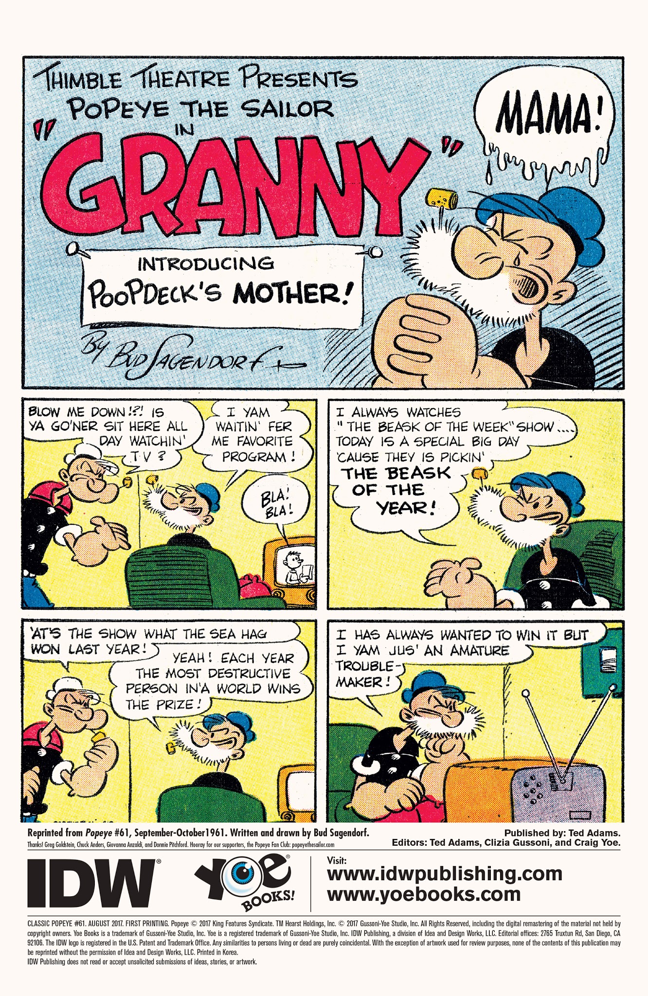 Read online Classic Popeye comic -  Issue #61 - 3