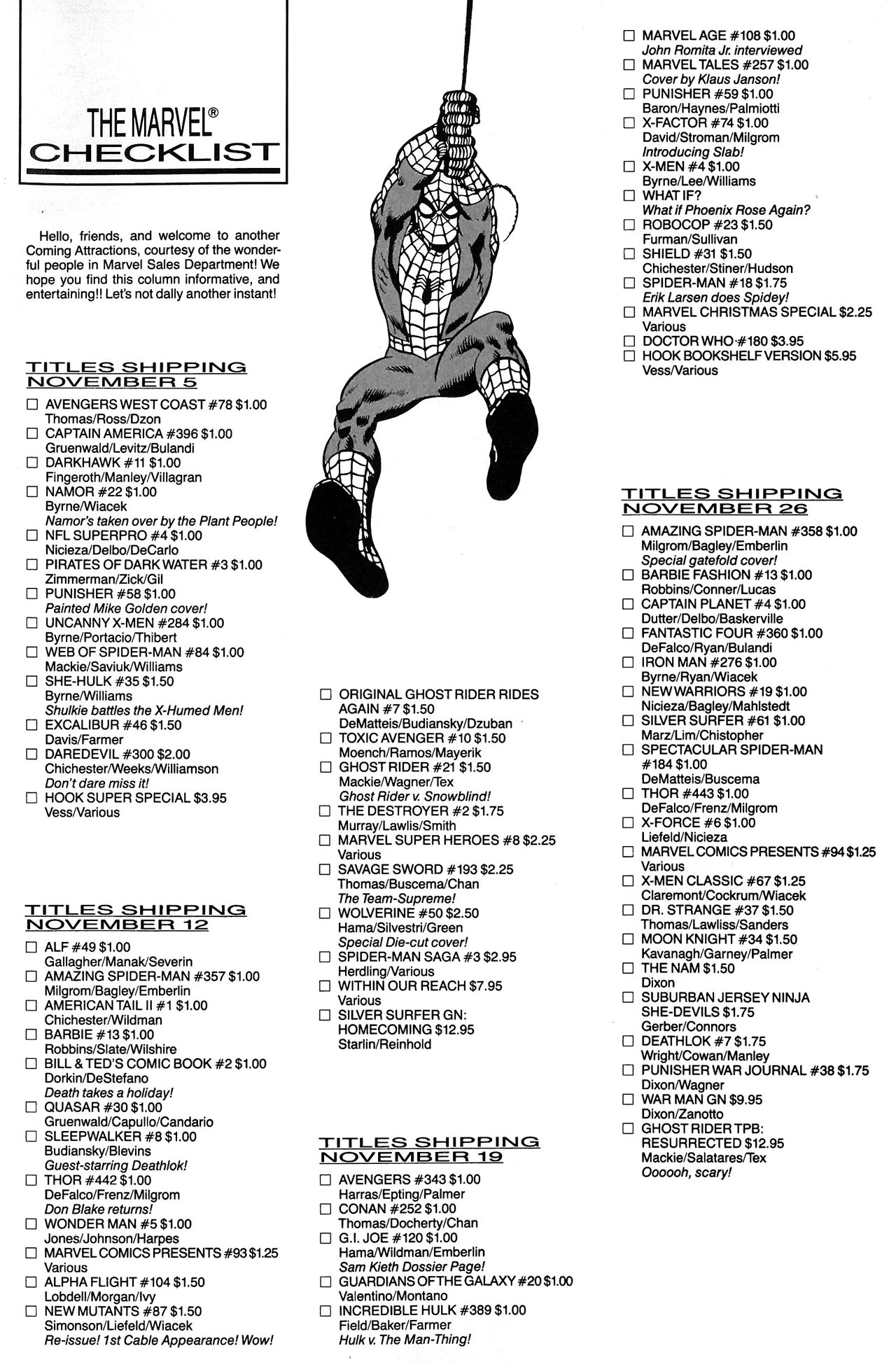 Read online Marvel Age comic -  Issue #107 - 34