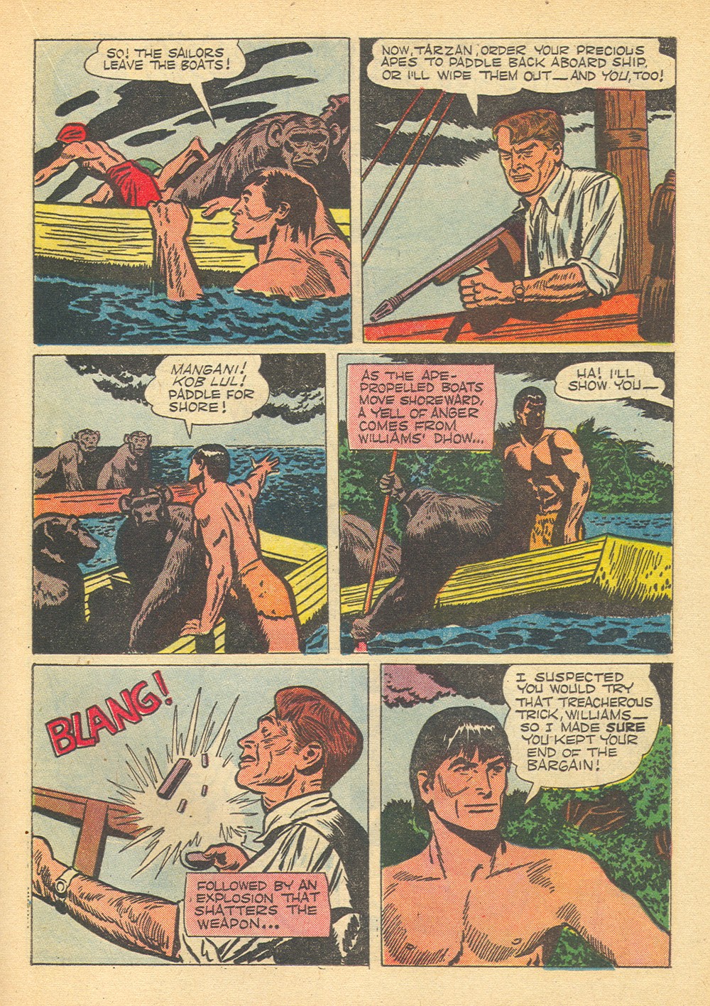 Read online Tarzan (1948) comic -  Issue #61 - 17