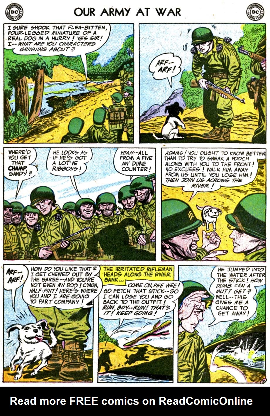 Read online Our Army at War (1952) comic -  Issue #36 - 5