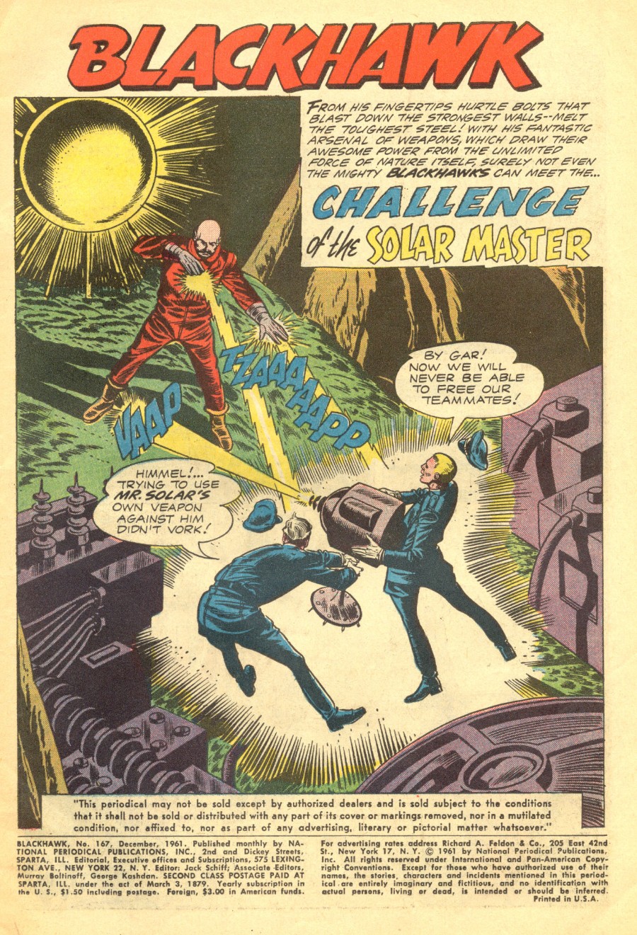 Blackhawk (1957) Issue #167 #60 - English 3
