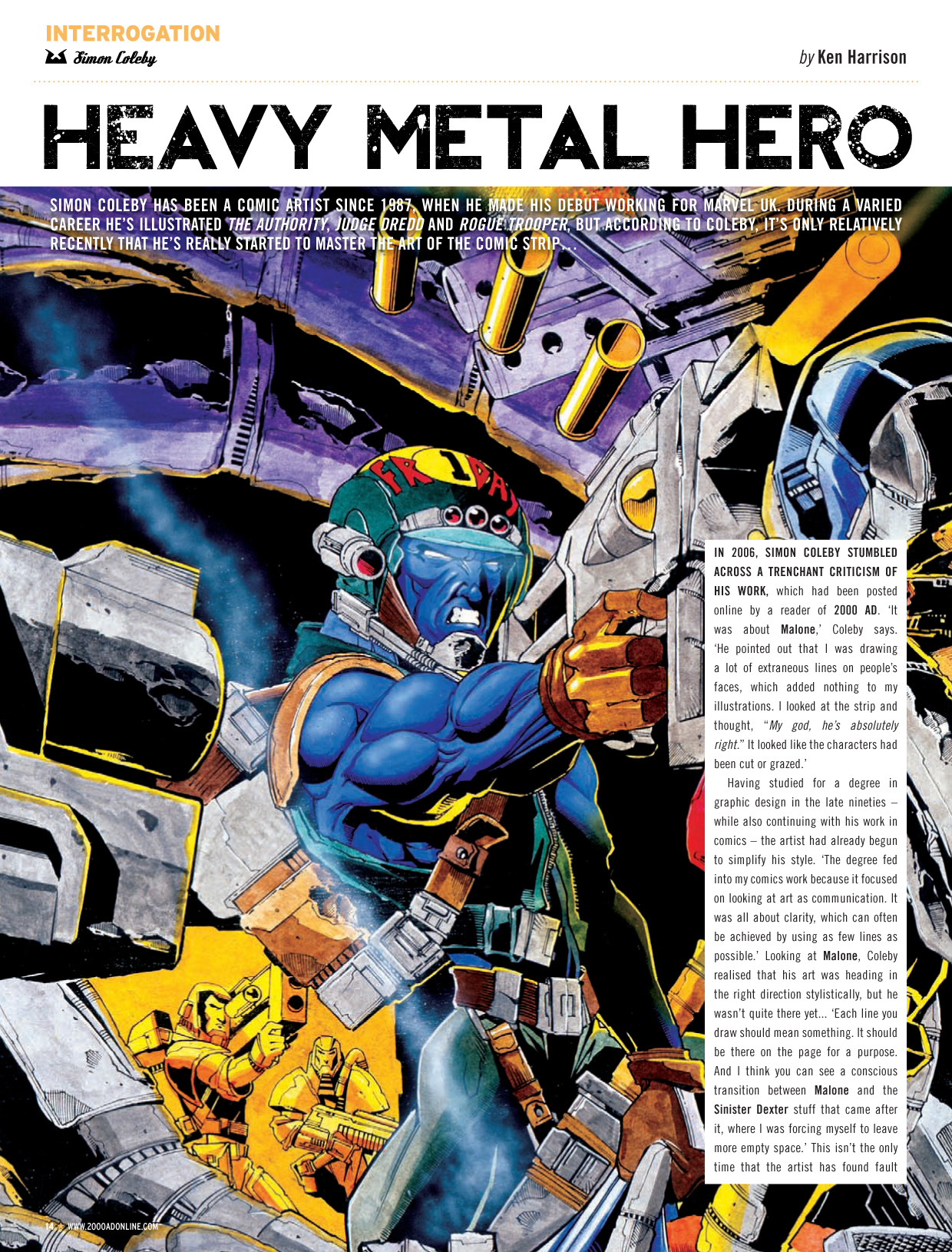 Read online Judge Dredd Megazine (Vol. 5) comic -  Issue #328 - 16