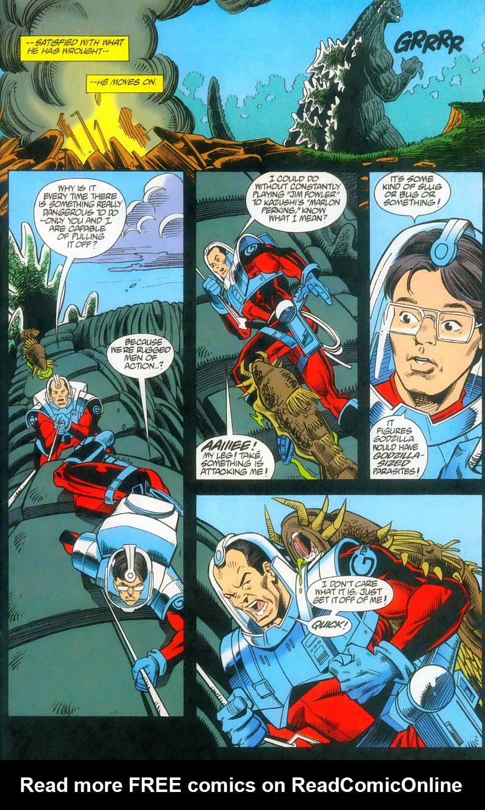 Read online Godzilla (1995) comic -  Issue #14 - 22