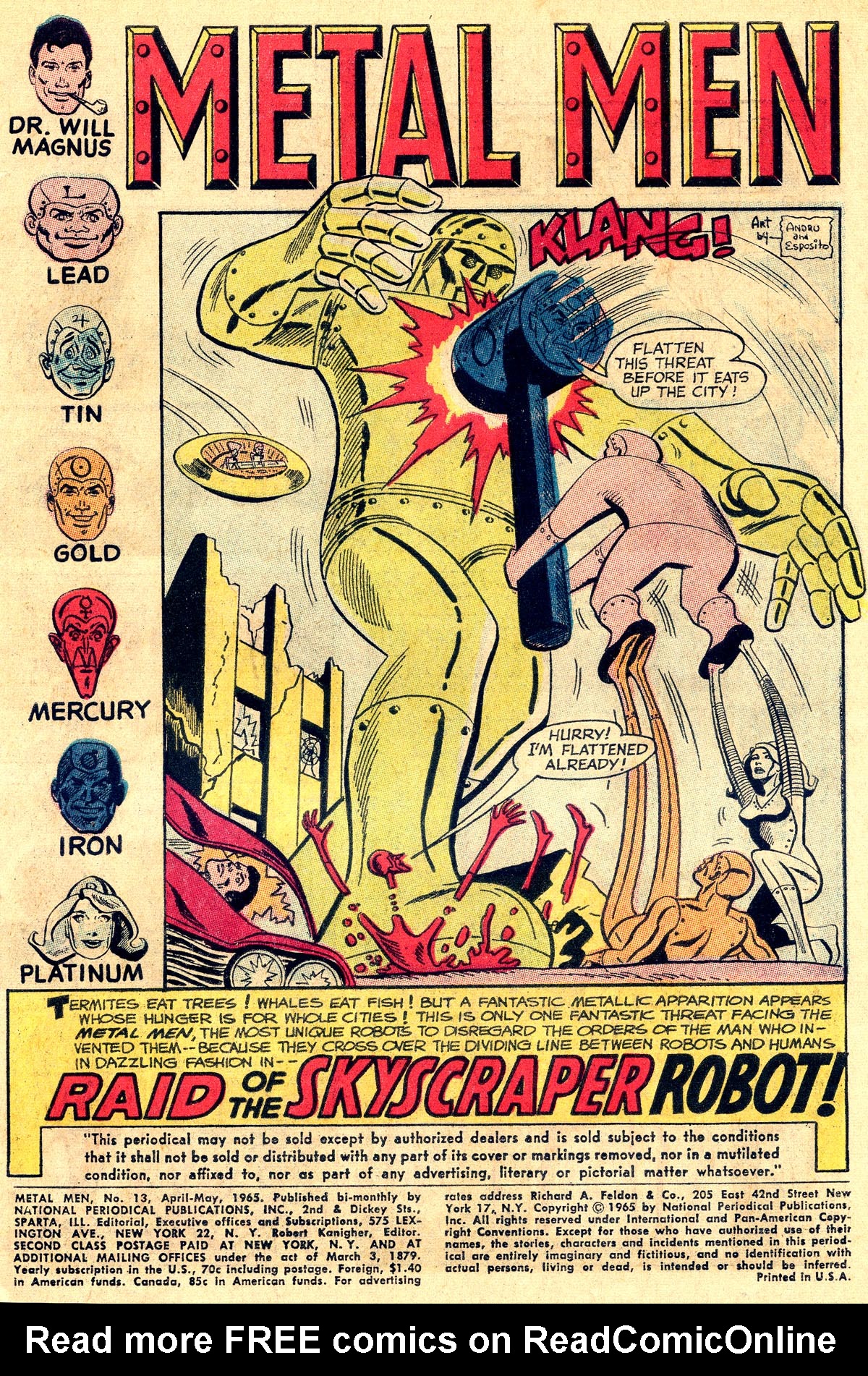 Metal Men (1963) Issue #13 #13 - English 3