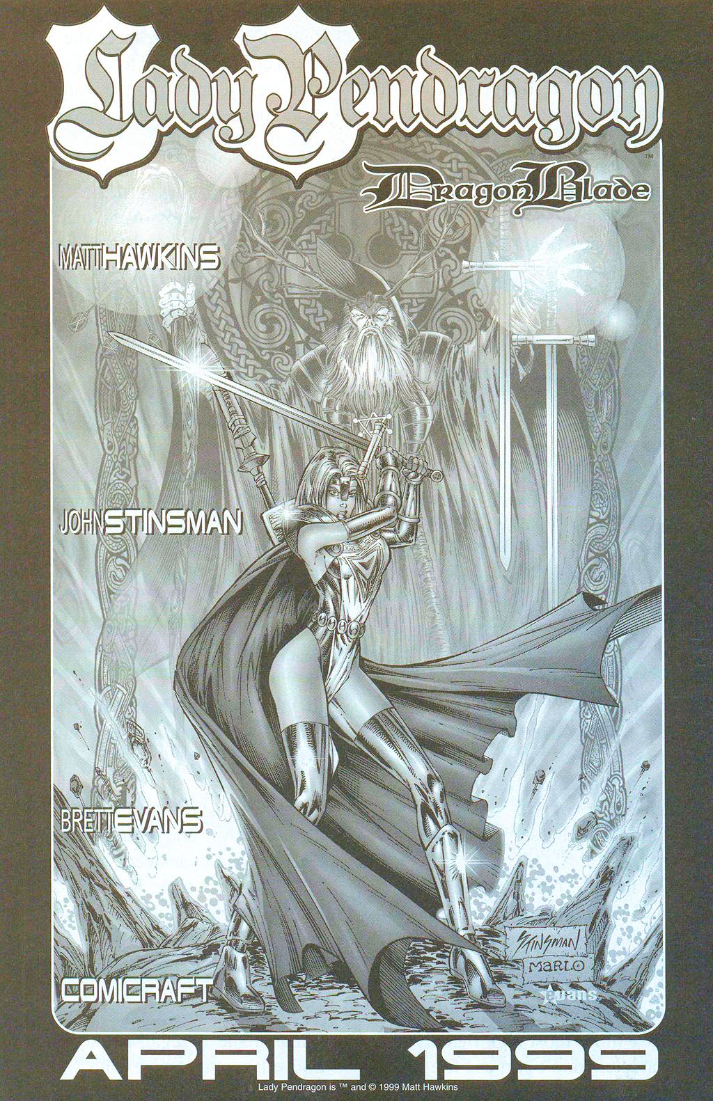 Read online Lady Pendragon / More Than Mortal comic -  Issue # _Preview - 18