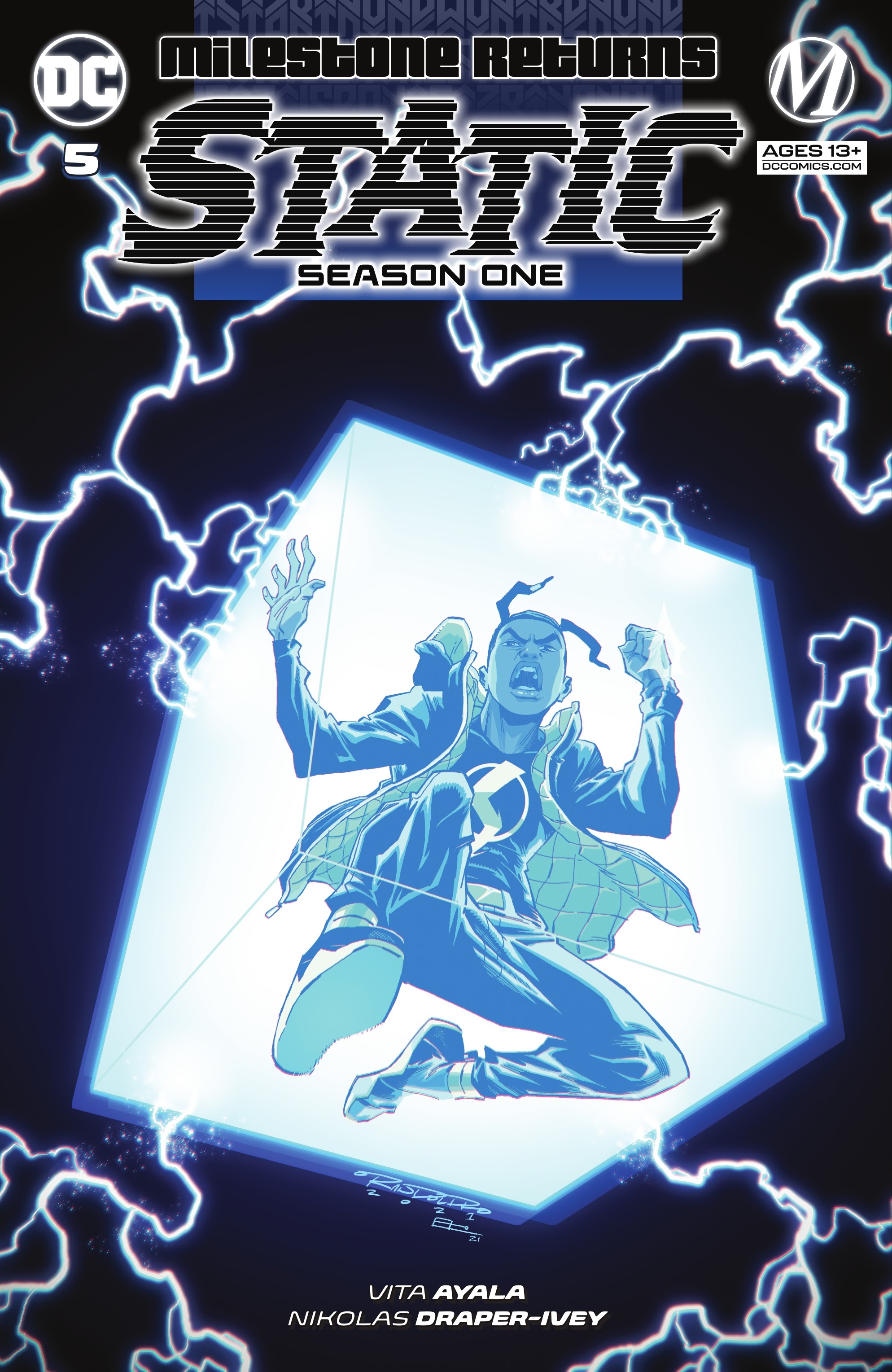 Read online Static: Season One comic -  Issue #5 - 1