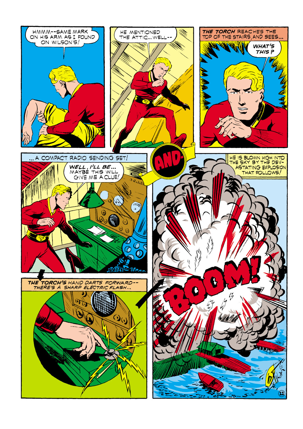 Read online The Human Torch (1940) comic -  Issue #4 - 13