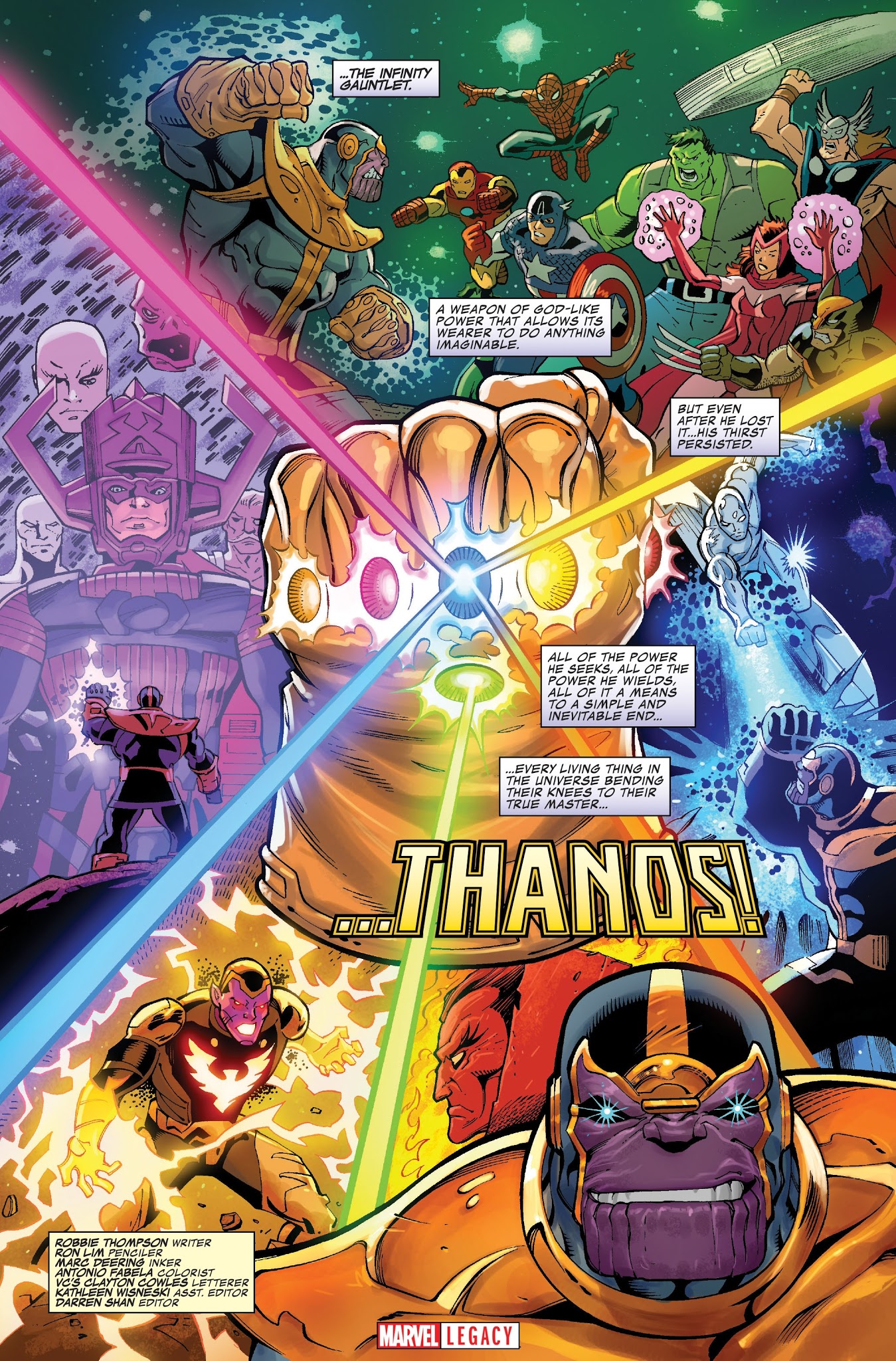 Read online Thanos (2016) comic -  Issue # _Marvel Legacy Primer Pages - 4