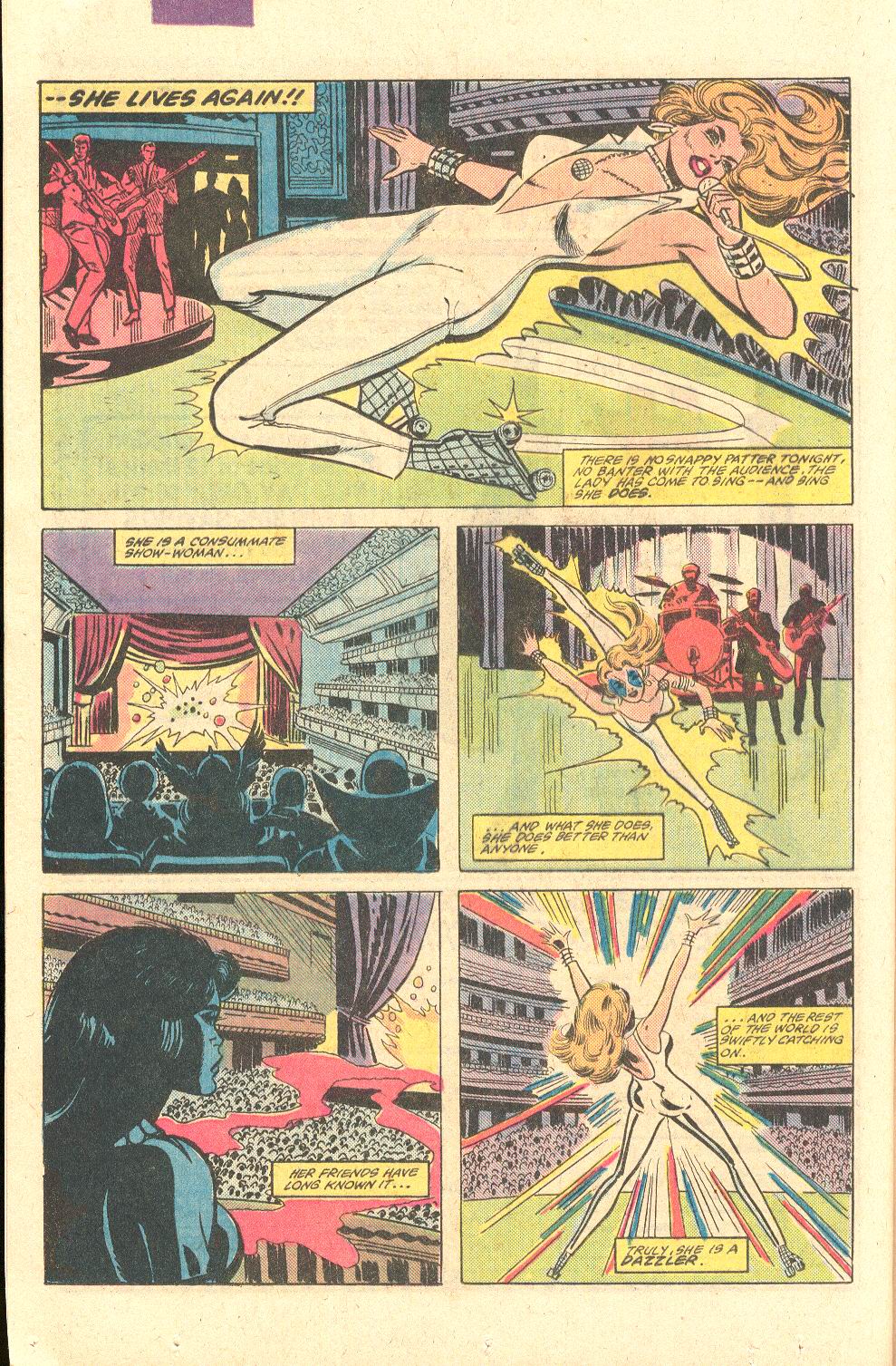 Read online Dazzler (1981) comic -  Issue #21 - 33