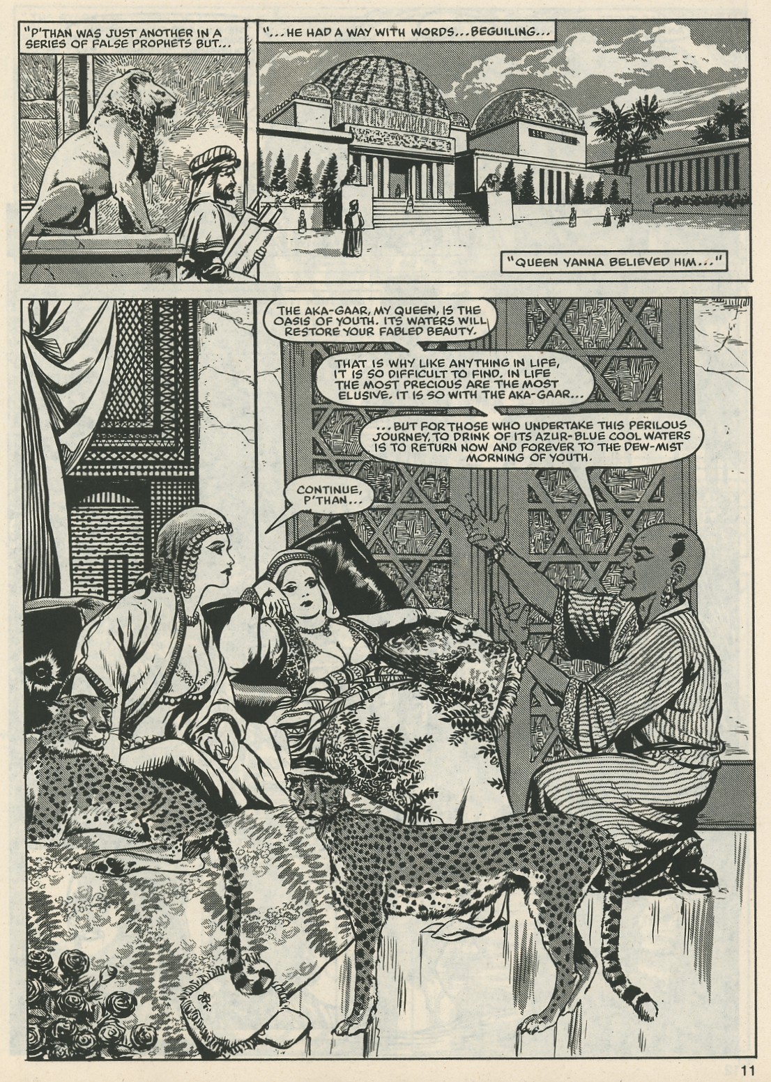 Read online The Savage Sword Of Conan comic -  Issue #117 - 10