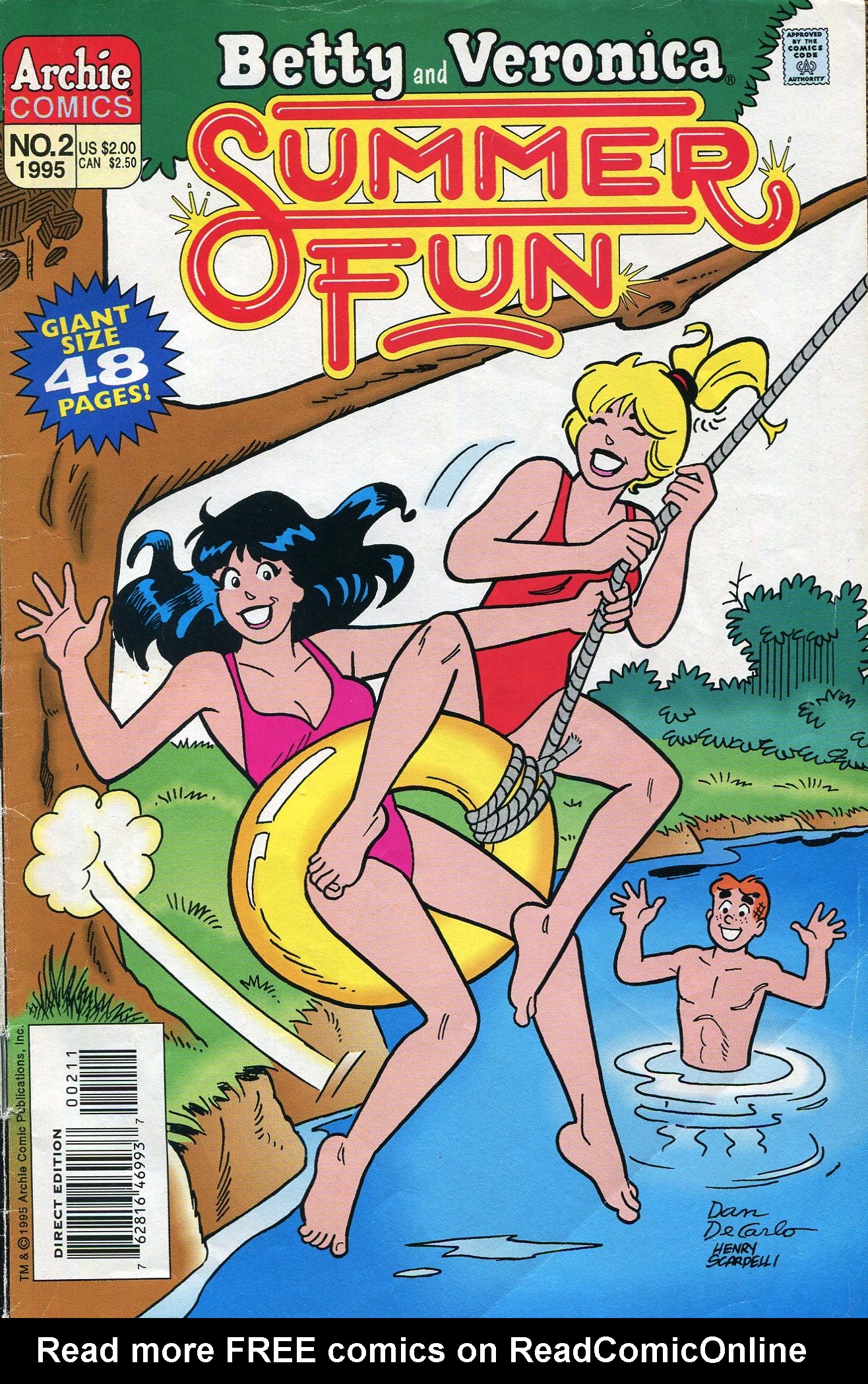 Read online Betty And Veronica: Summer Fun (1994) comic -  Issue #2 - 1