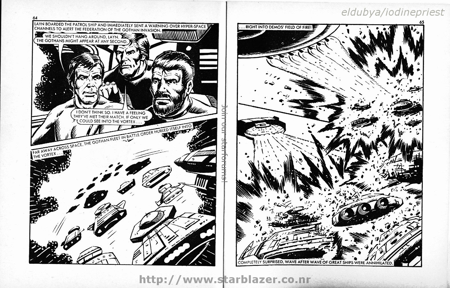Read online Starblazer comic -  Issue #137 - 34