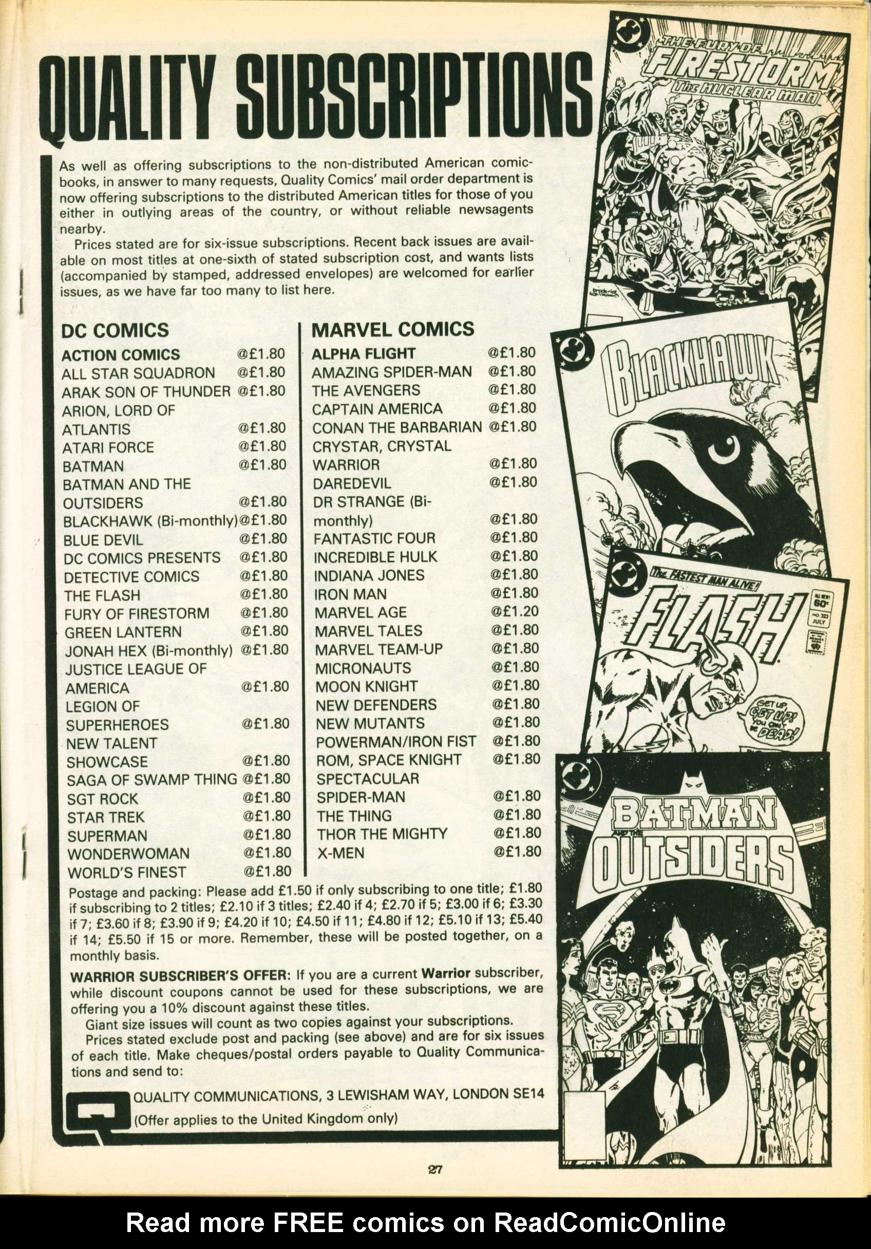 Read online Warrior comic -  Issue #20 - 27