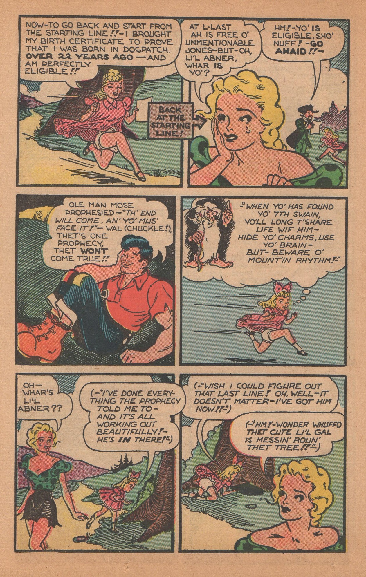 Read online Li'l Abner Comics comic -  Issue #67 - 36
