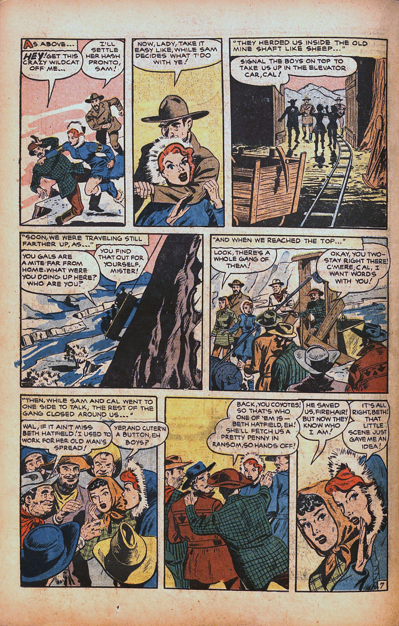 Read online Pioneer West Romances comic -  Issue #3 - 34