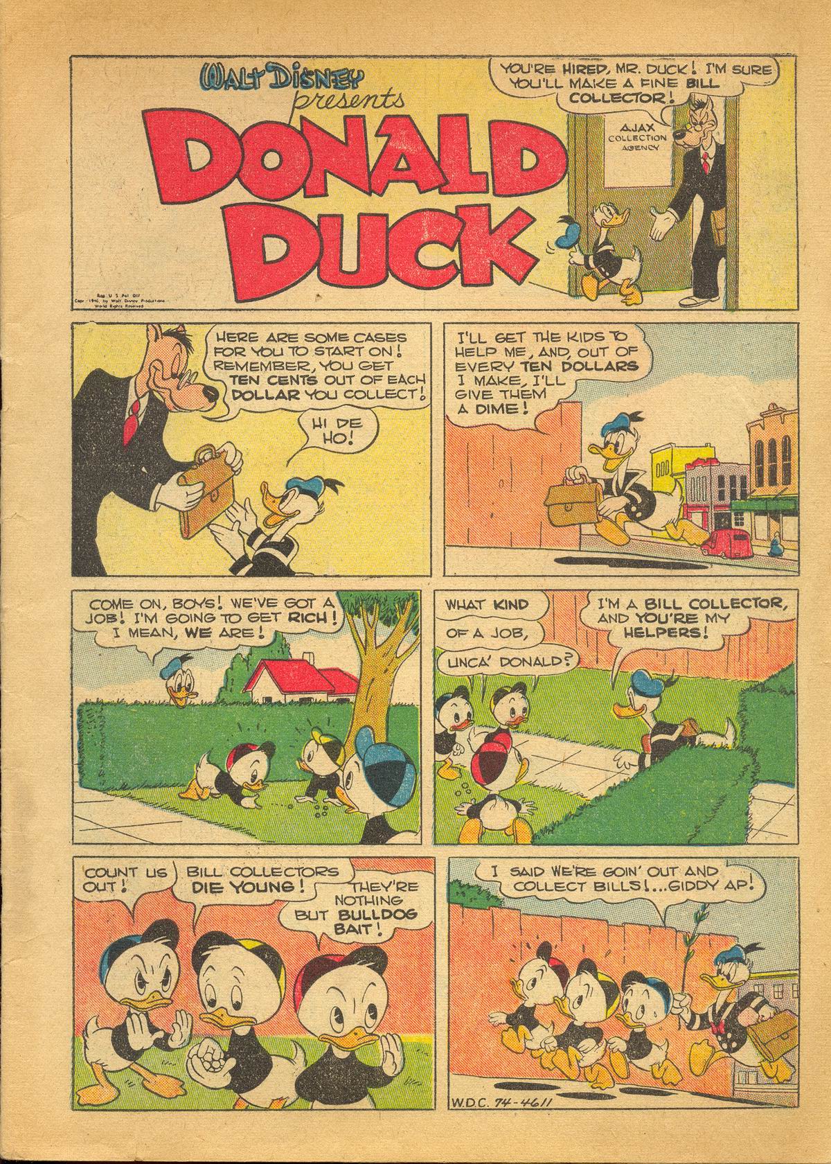 Read online Walt Disney's Comics and Stories comic -  Issue #74 - 3