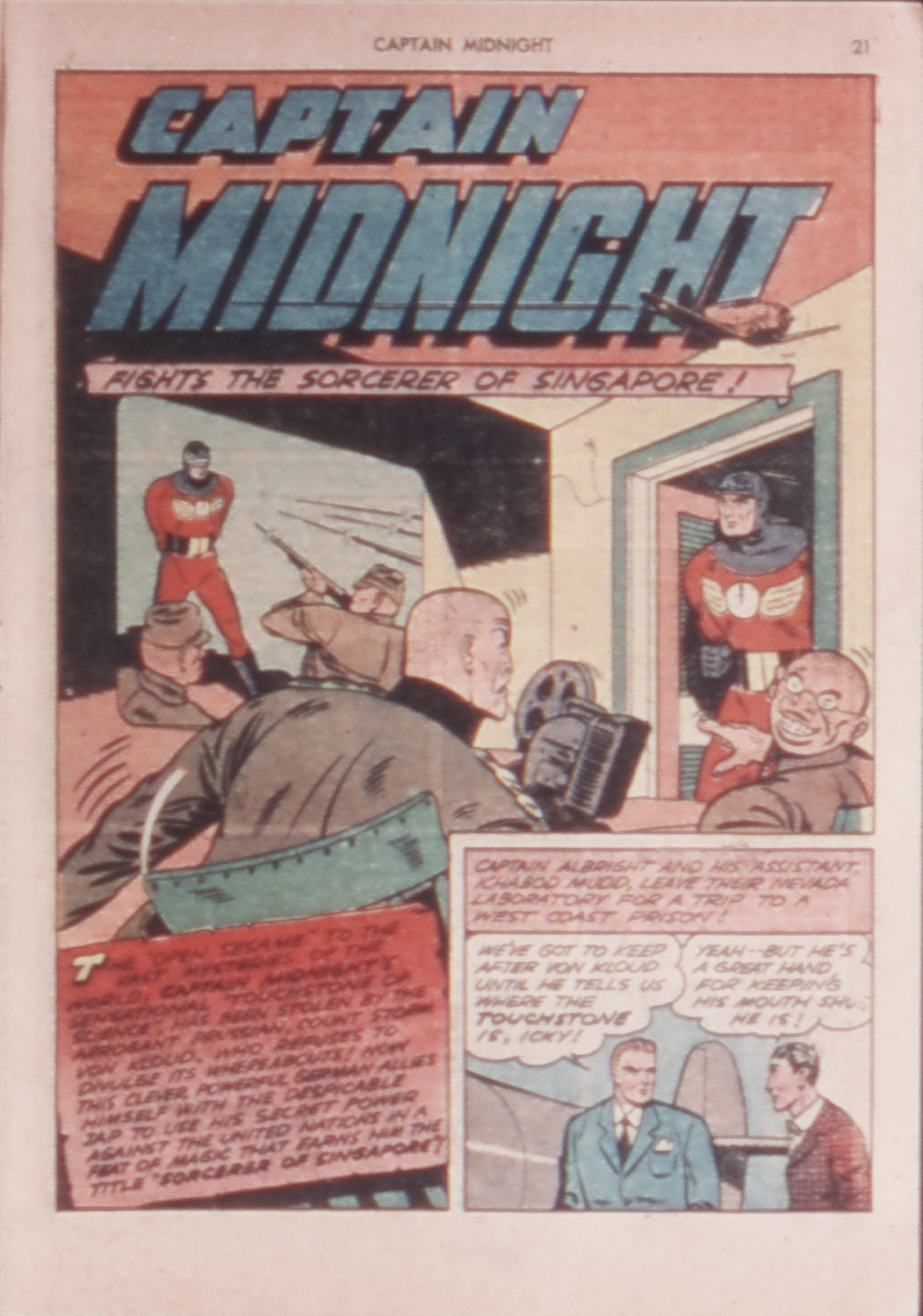 Read online Captain Midnight (1942) comic -  Issue #14 - 20