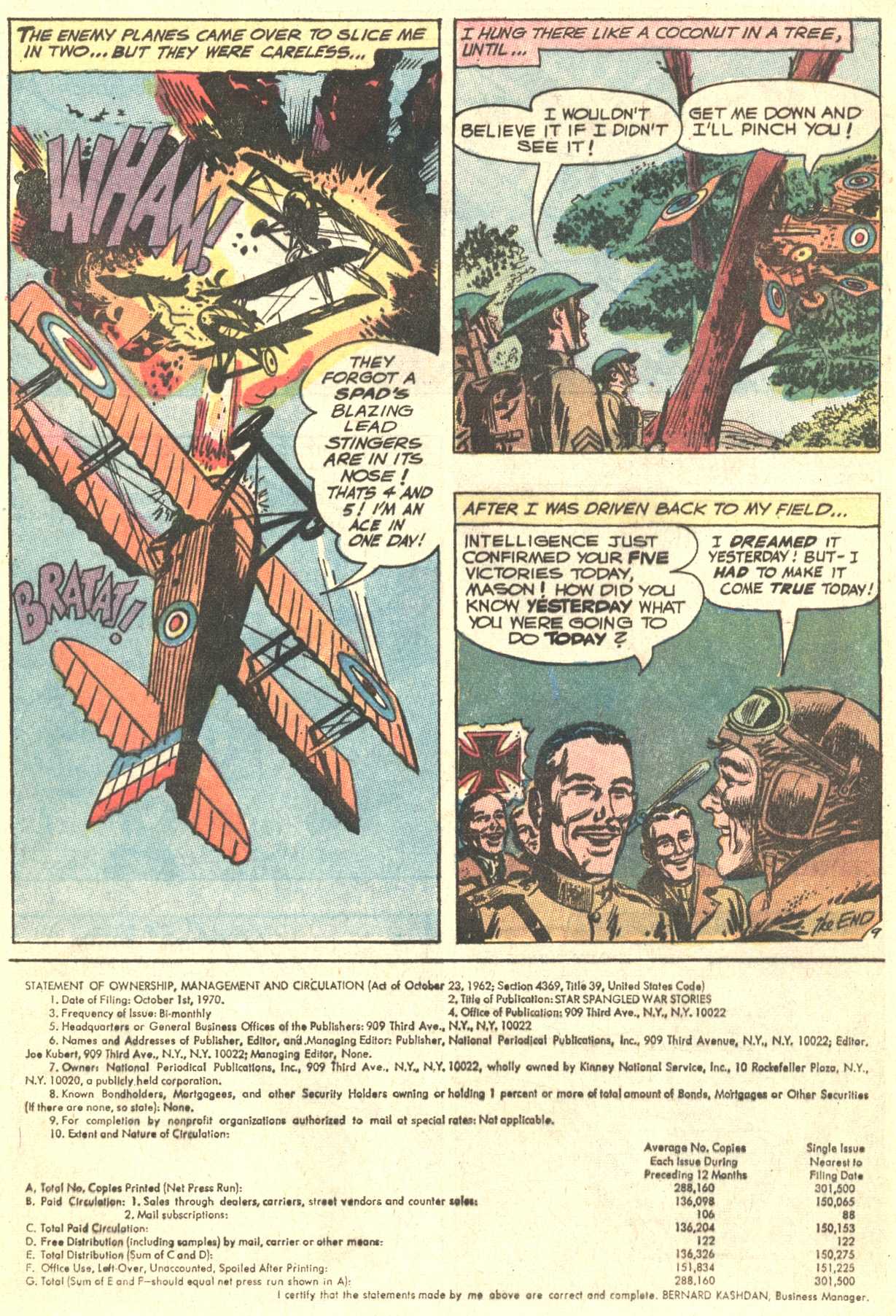 Read online Star Spangled War Stories (1952) comic -  Issue #156 - 31