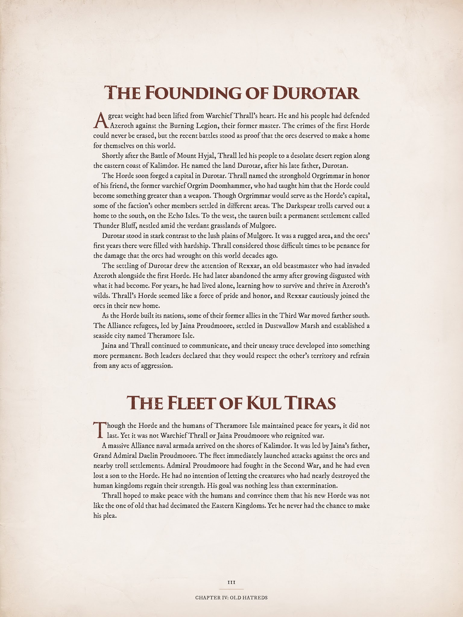 Read online World of Warcraft Chronicle Vol. 3 comic -  Issue # Full - 107