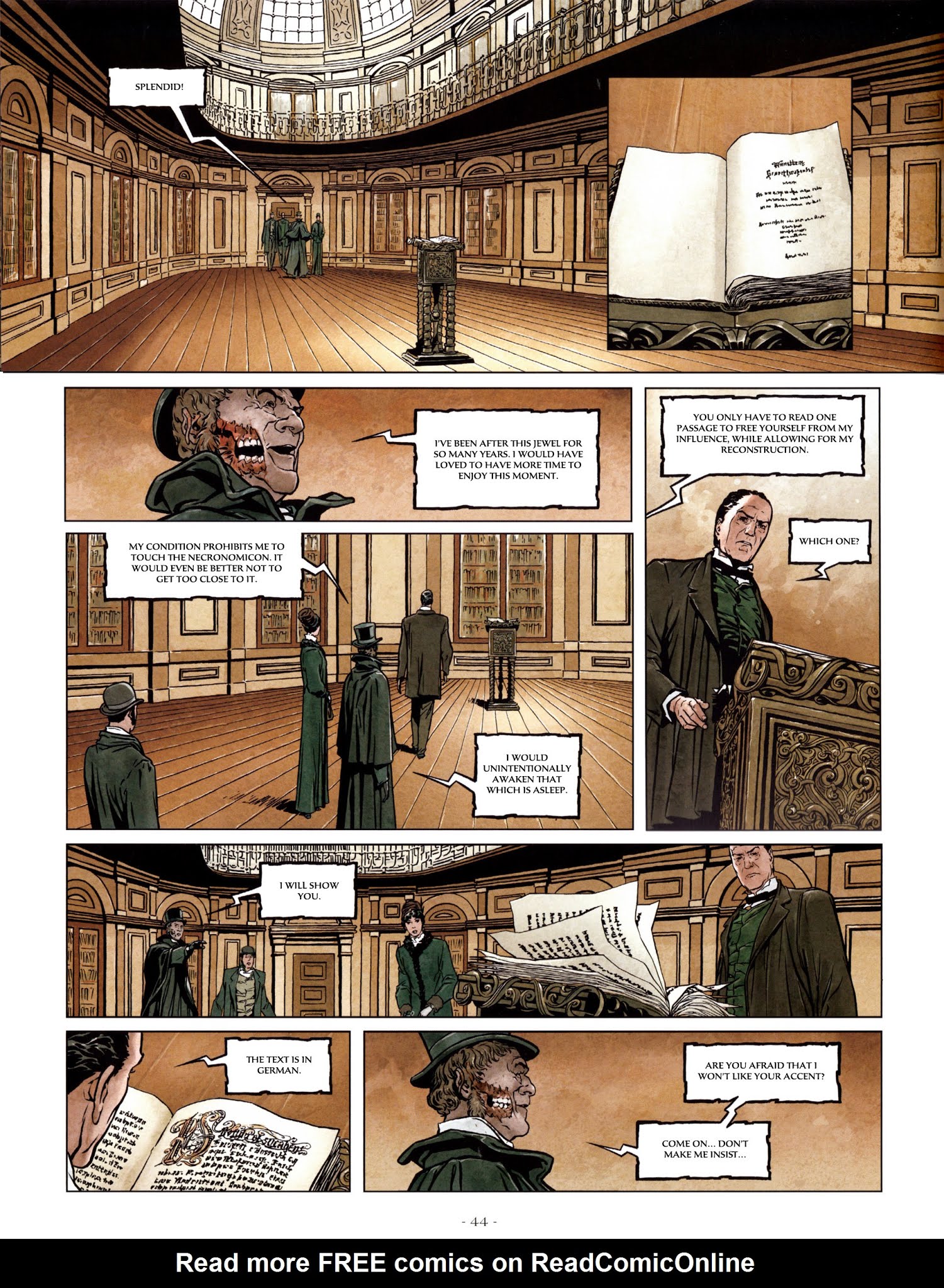 Read online Sherlock Holmes and the Necronomicon comic -  Issue # TPB - 45