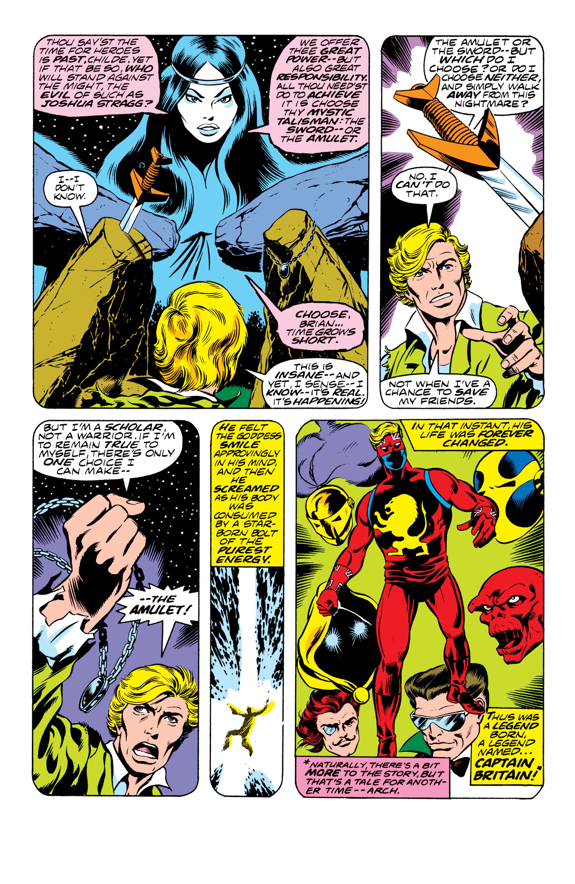 Read online Marvel Tales: Captain Britain comic -  Issue # TPB - 37