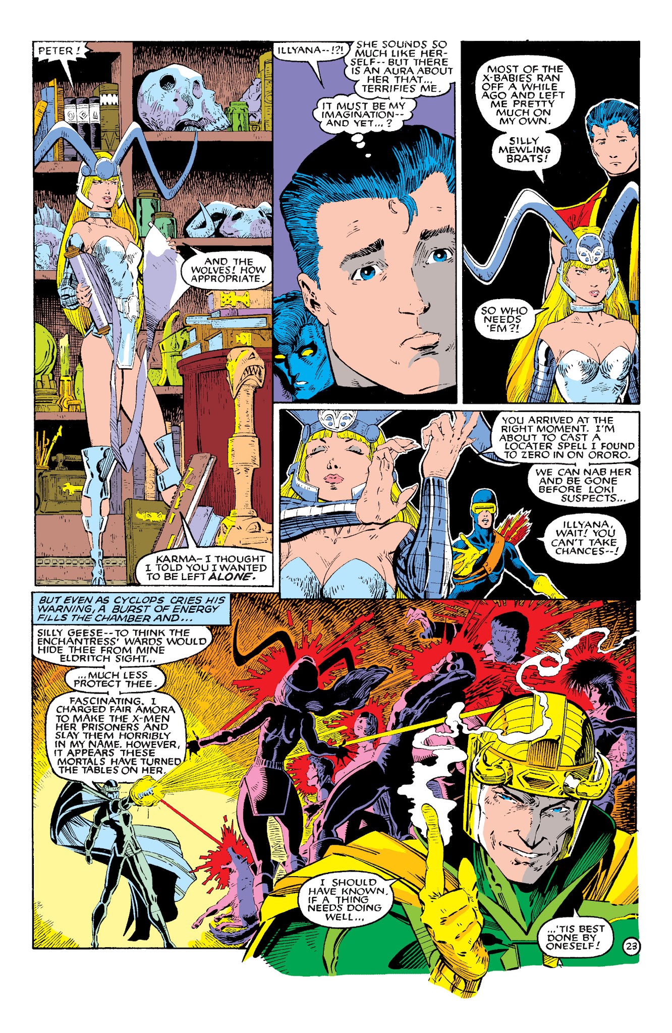 Read online New Mutants Classic comic -  Issue # TPB 5 - 93