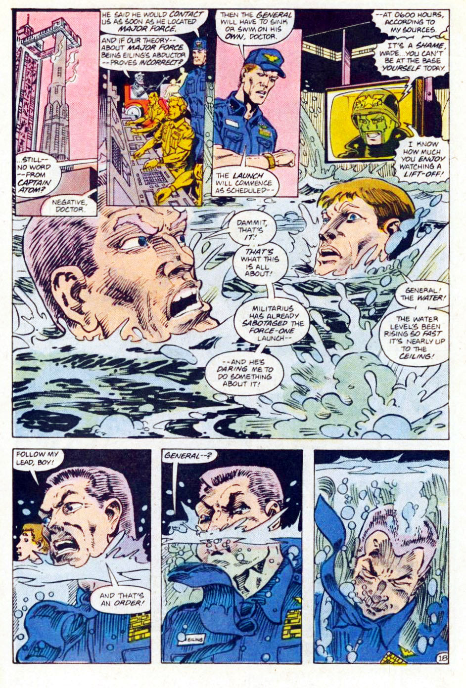 Read online Captain Atom (1987) comic -  Issue #18 - 19