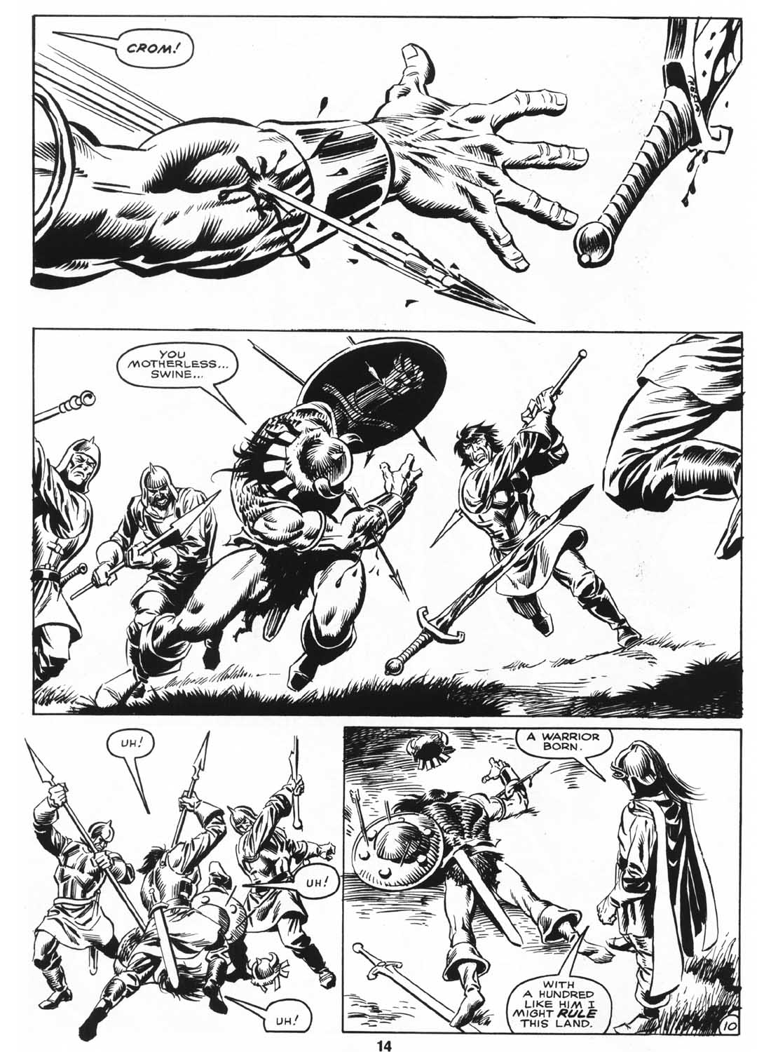 Read online The Savage Sword Of Conan comic -  Issue #159 - 14