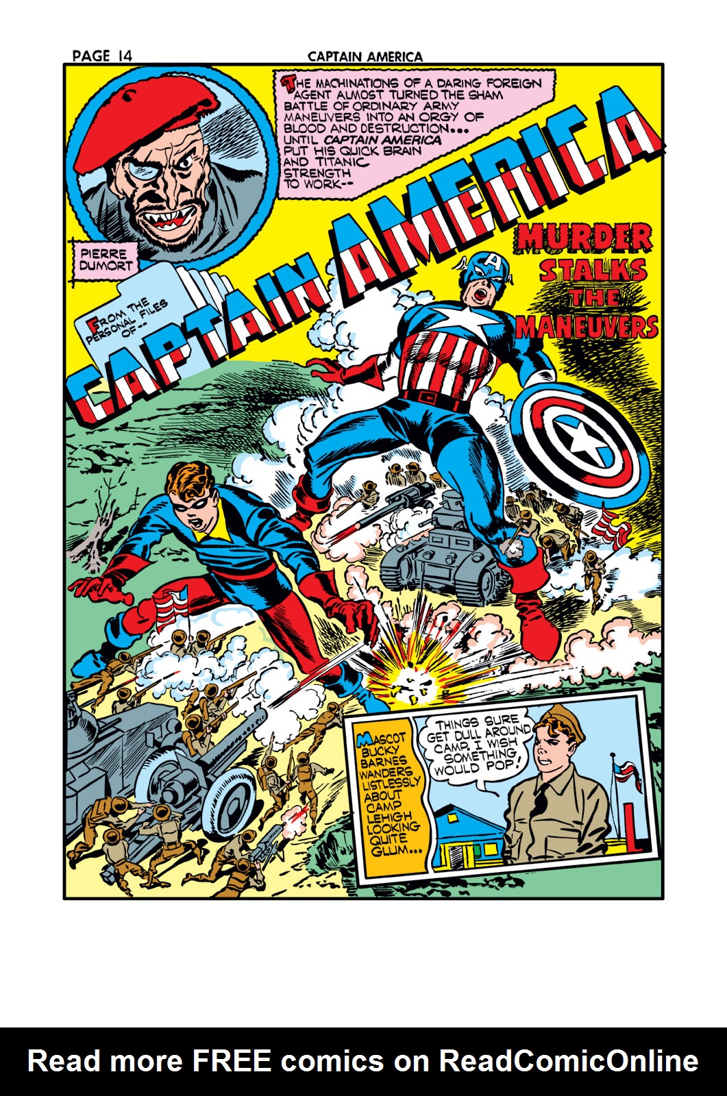 Read online Captain America Comics comic -  Issue #8 - 17