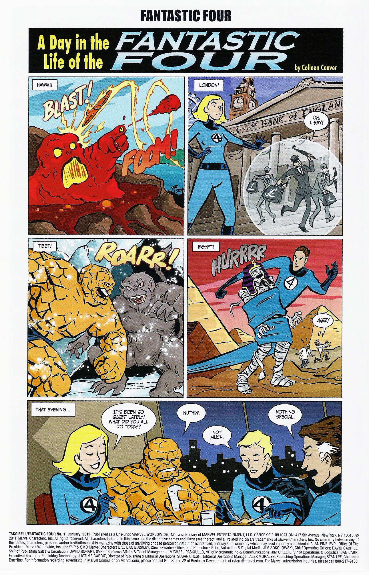 Read online Taco Bell/Fantastic Four comic -  Issue # Full - 14