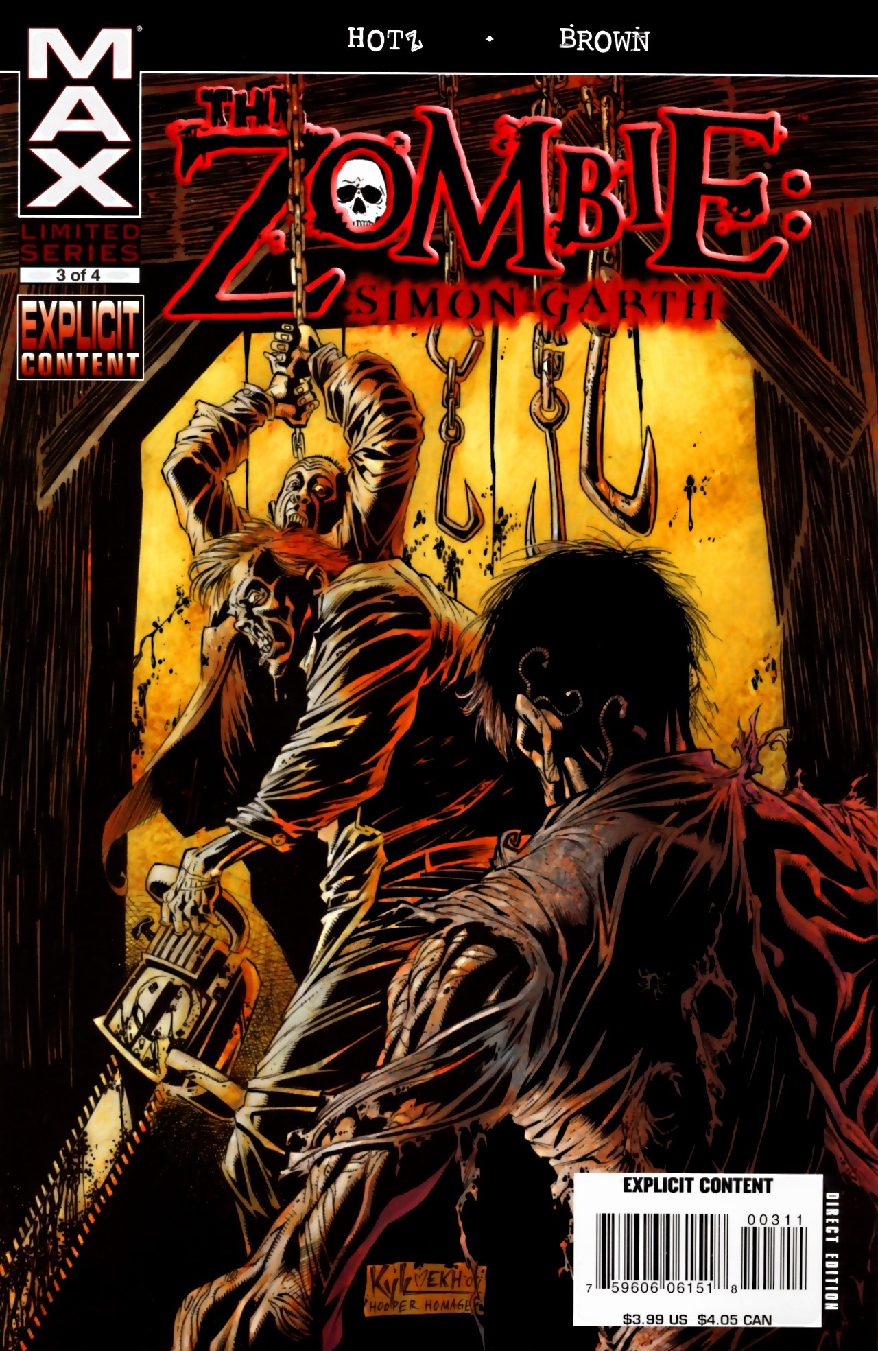 Read online The Zombie: Simon Garth comic -  Issue #3 - 1